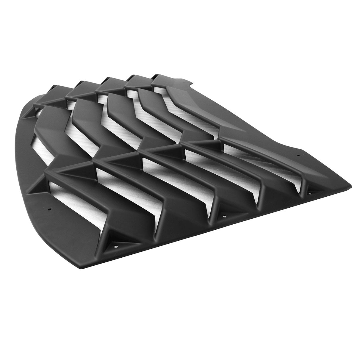 2016-2019 Chevy Cruze Unpainted Rear Window Louvers ABS