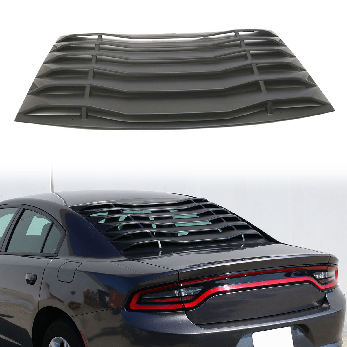 2011-2023 Dodge Charger IKON Style Window Louver ABS