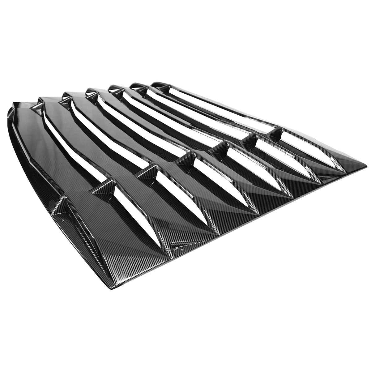 2005-2014 Ford Mustang IKON Style Rear Window Louvers ABS