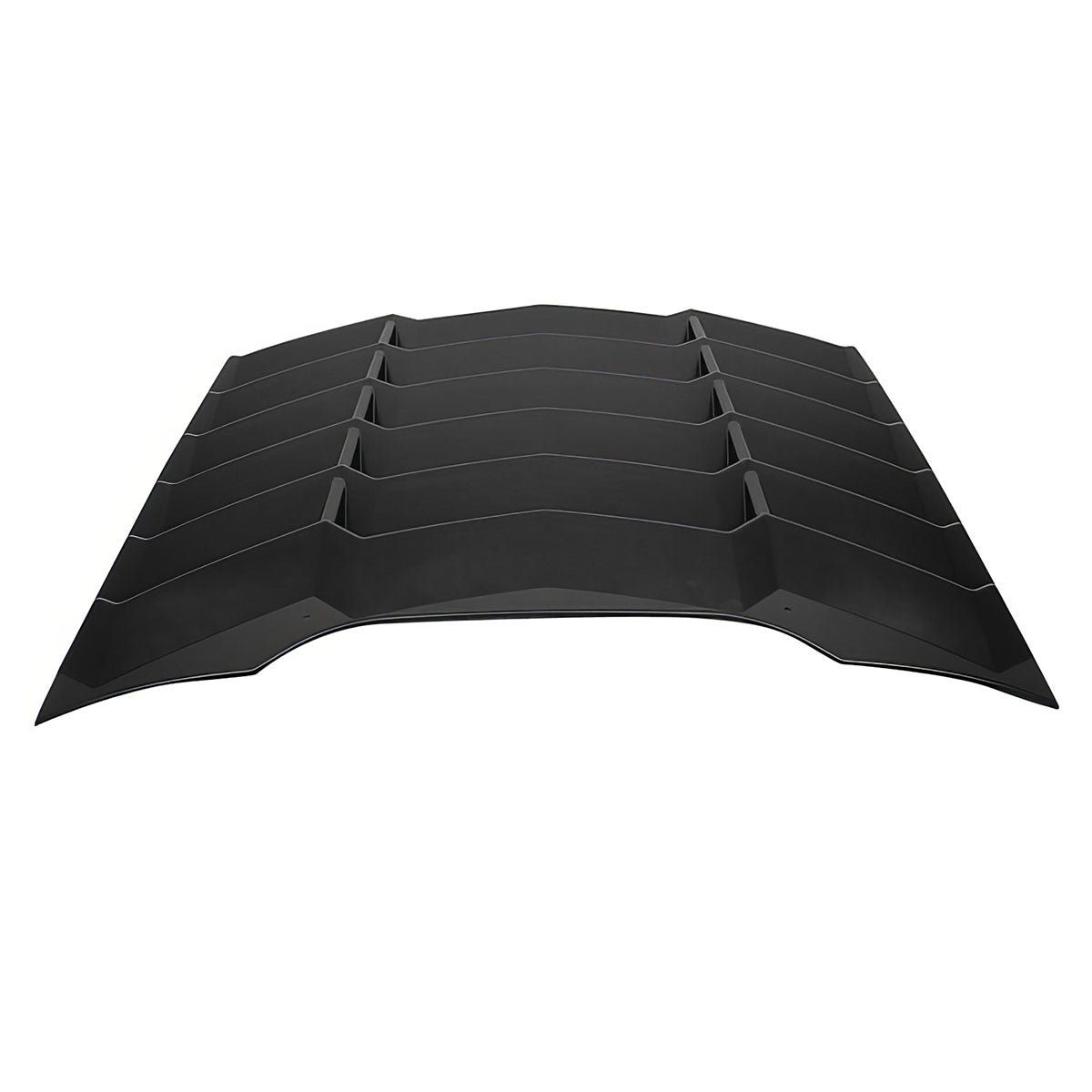 2015-2023Â Ford Mustang IKON Black Rear Window Louver Cover ABS