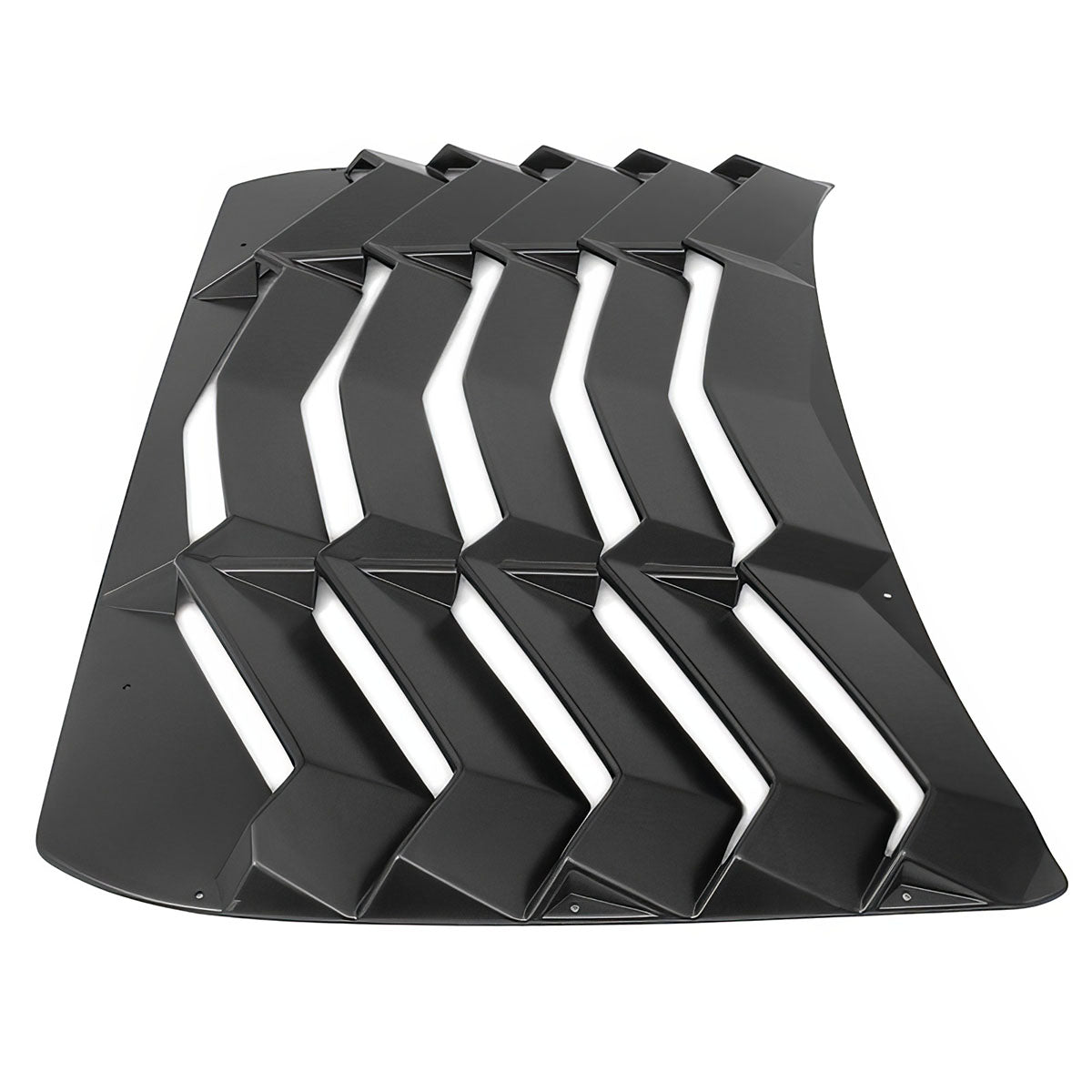 2016-2021 Honda Civic Sedan Black Rear Window Louvers ABS