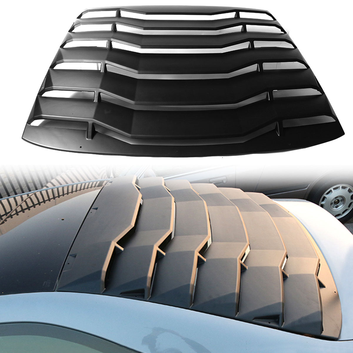2011-2016 Scion TC IKON Style Rear Window Louver Gloss ABS