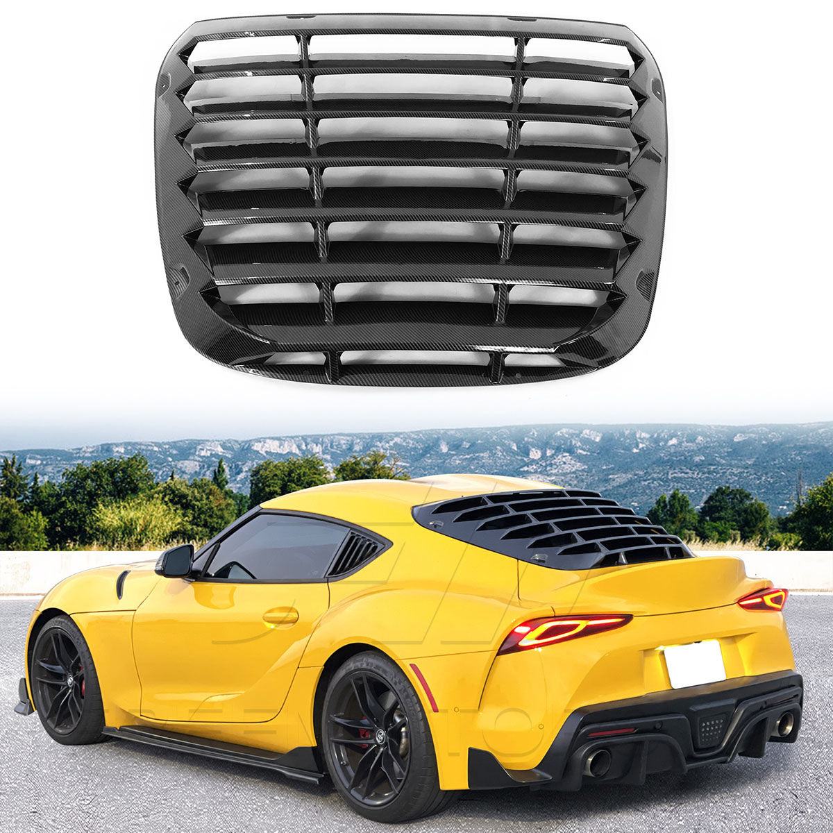 2020-2025 Toyota GR Supra A90 Rear Window Louver PP