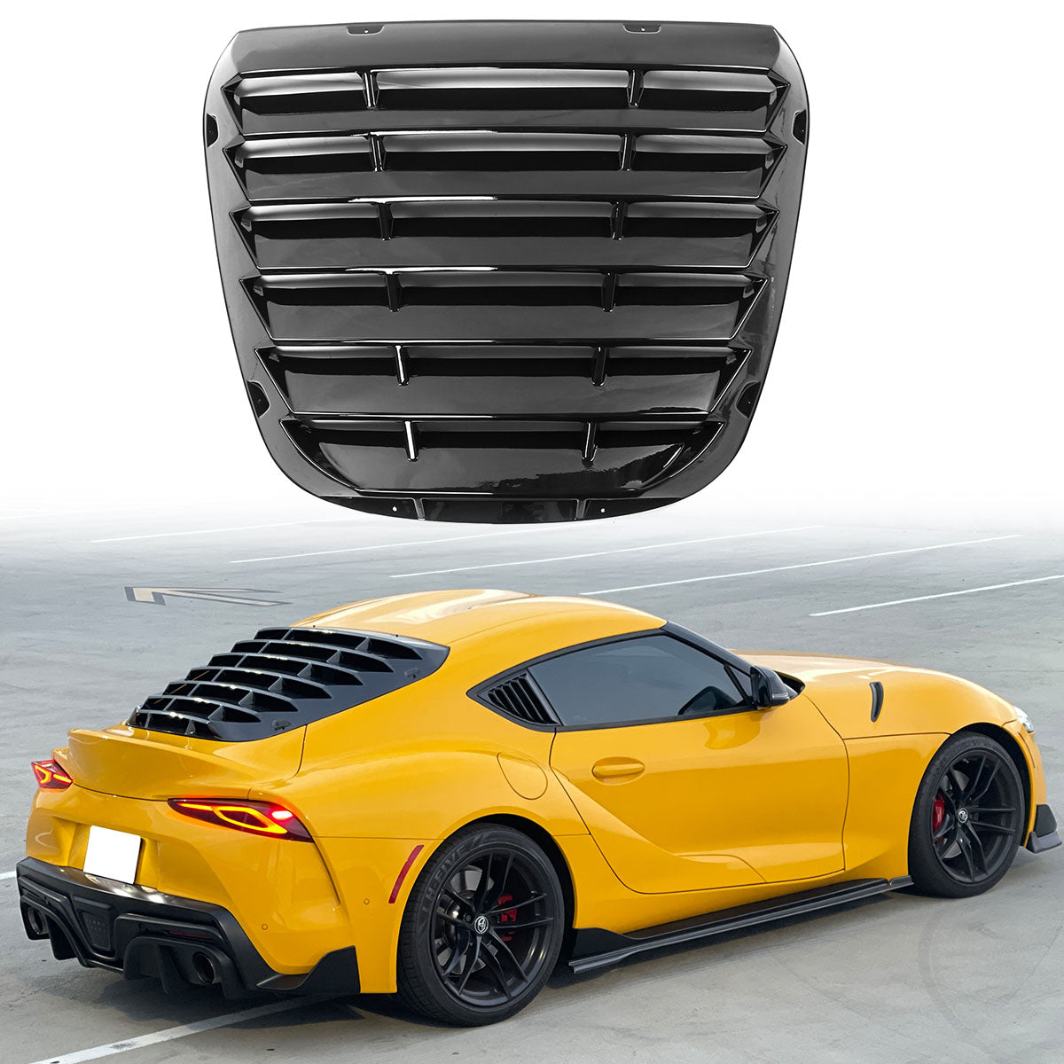 2020-2025 Toyota GR Supra A90 Rear Window Louver PP