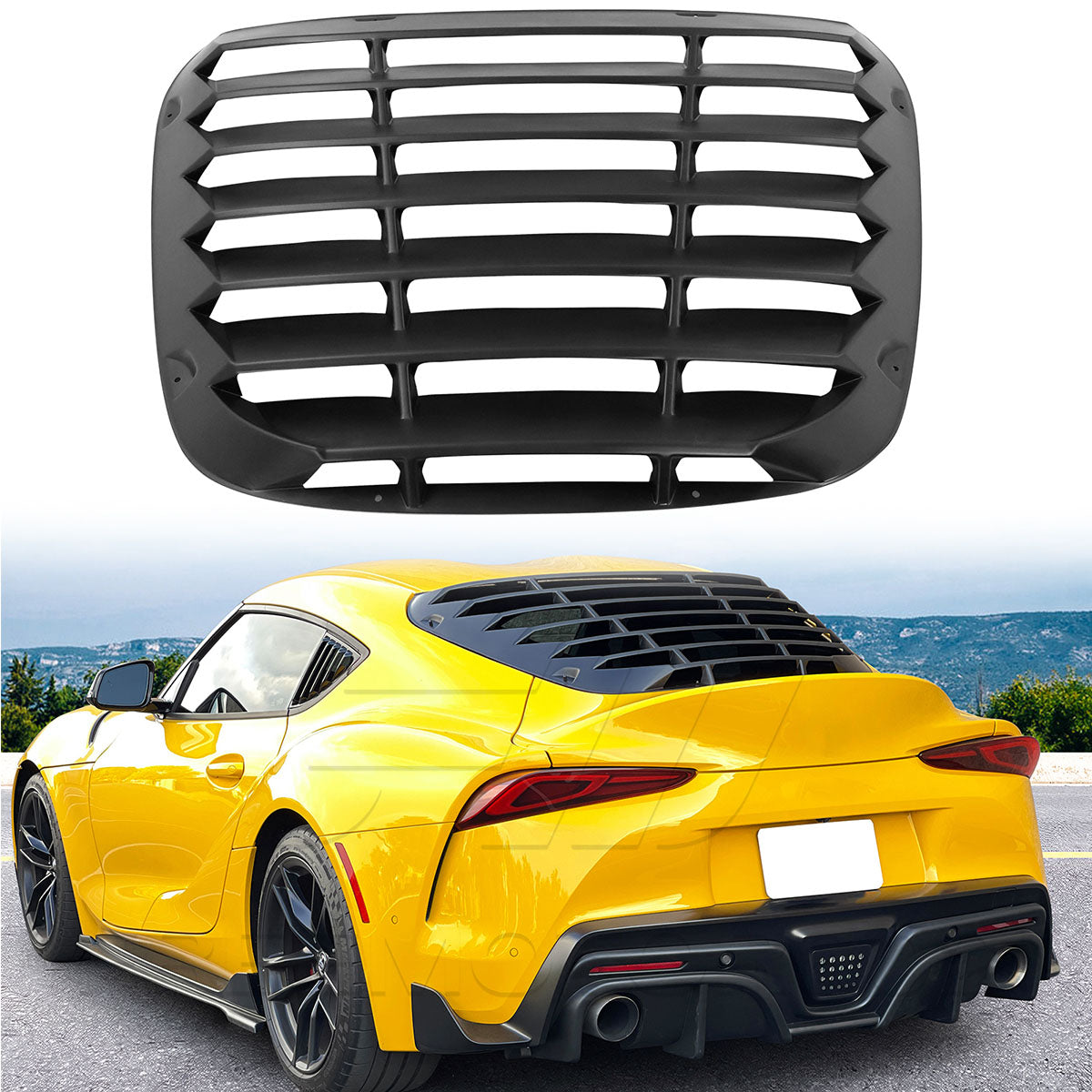 2020-2025 Toyota GR Supra A90 Rear Window Louver PP