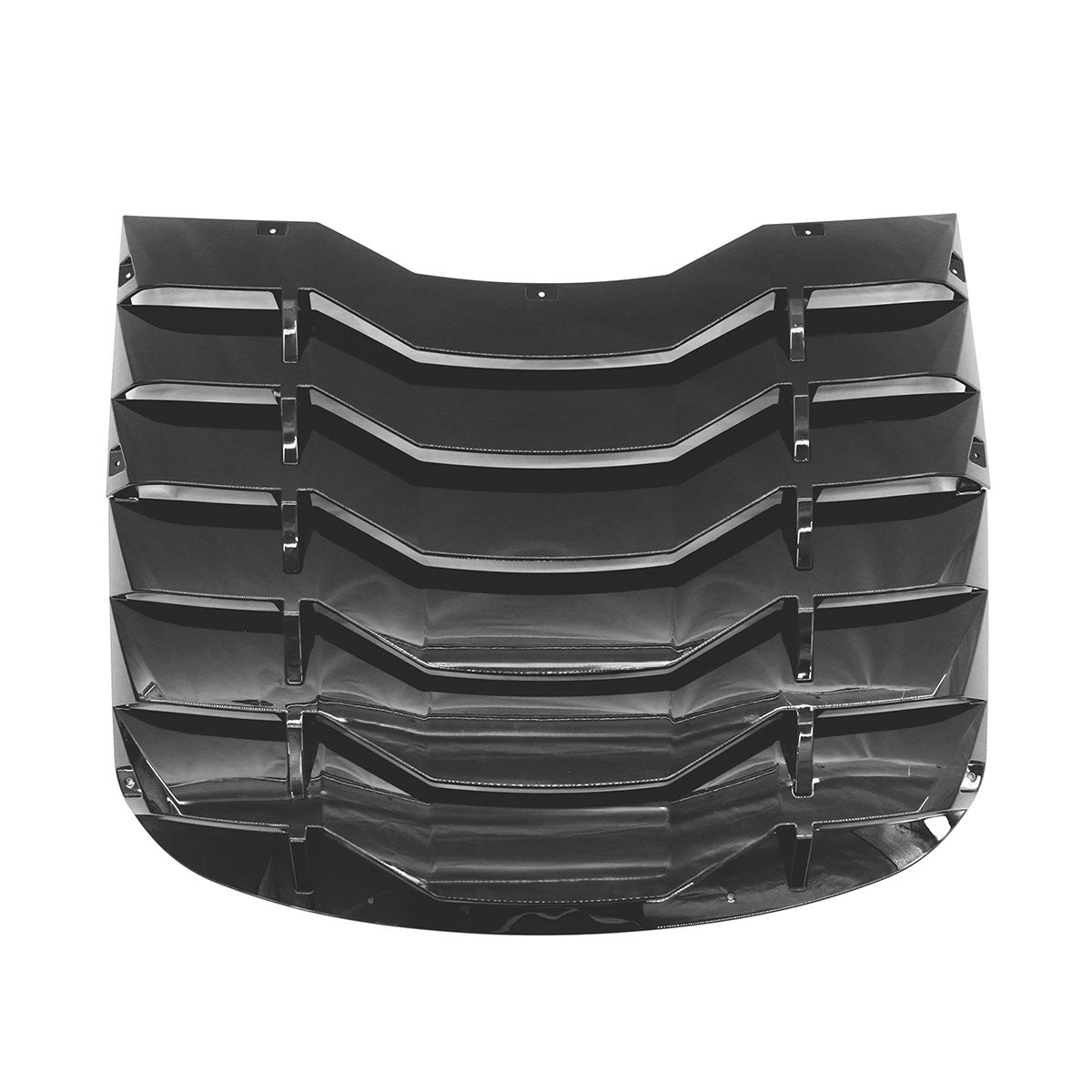 2024-2025 Ford Mustang 2DR IKON Gloss Black Rear Window Louvers ABS
