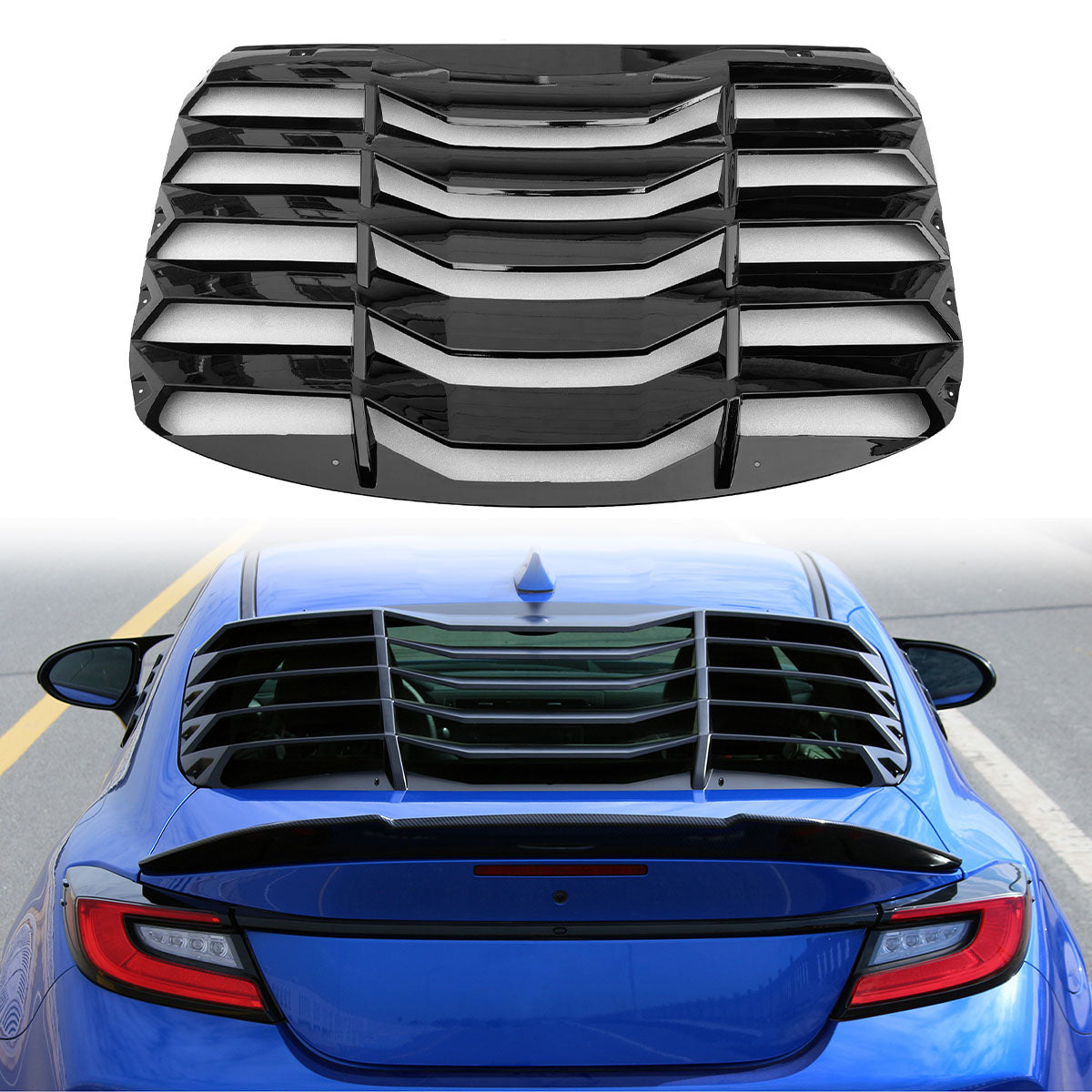 2022-2025 Subaru BRZ Toyota GR86 Rear Window Louver