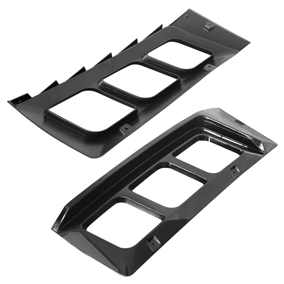 2011-2023 Dodge Charger IKON ABS Rear Window Louver 3PCS