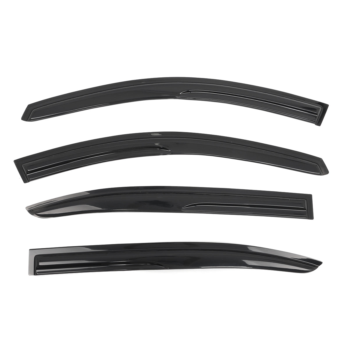 2008-2012 Honda Accord 4-Door Sedan Acrylic 4PC Tape On Window Visors
