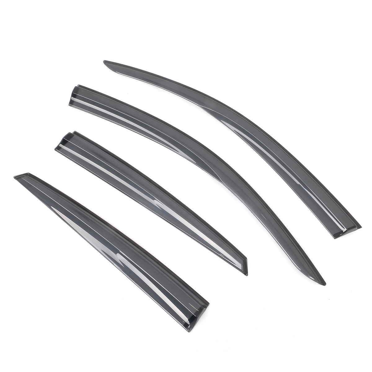 2016-2021 Honda Civic Sedan Transparent Smoke Window Visors Acrylic