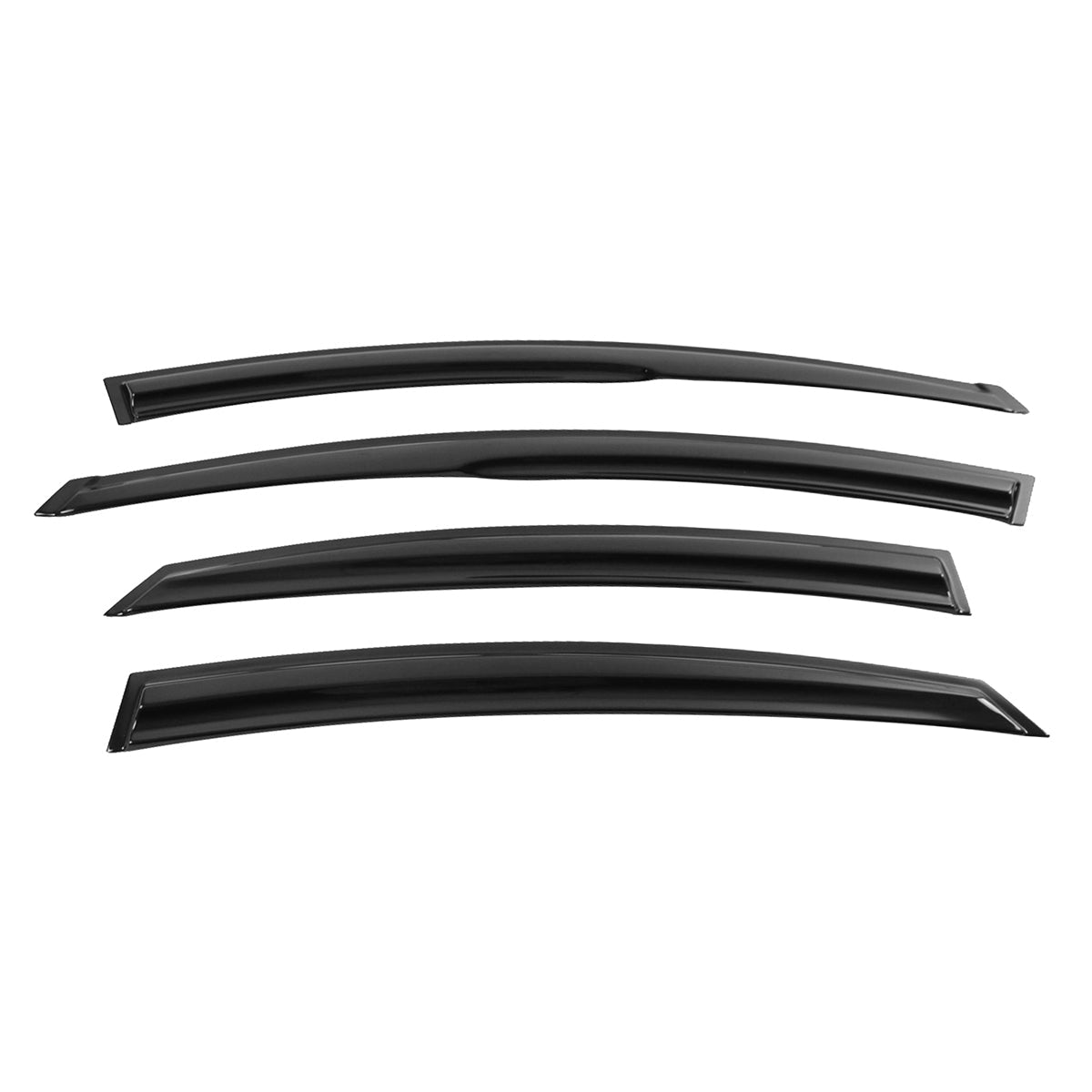2011-2014 Hyundai Sonata Acrylic 4PC Window Visors Tape On Rain Guard