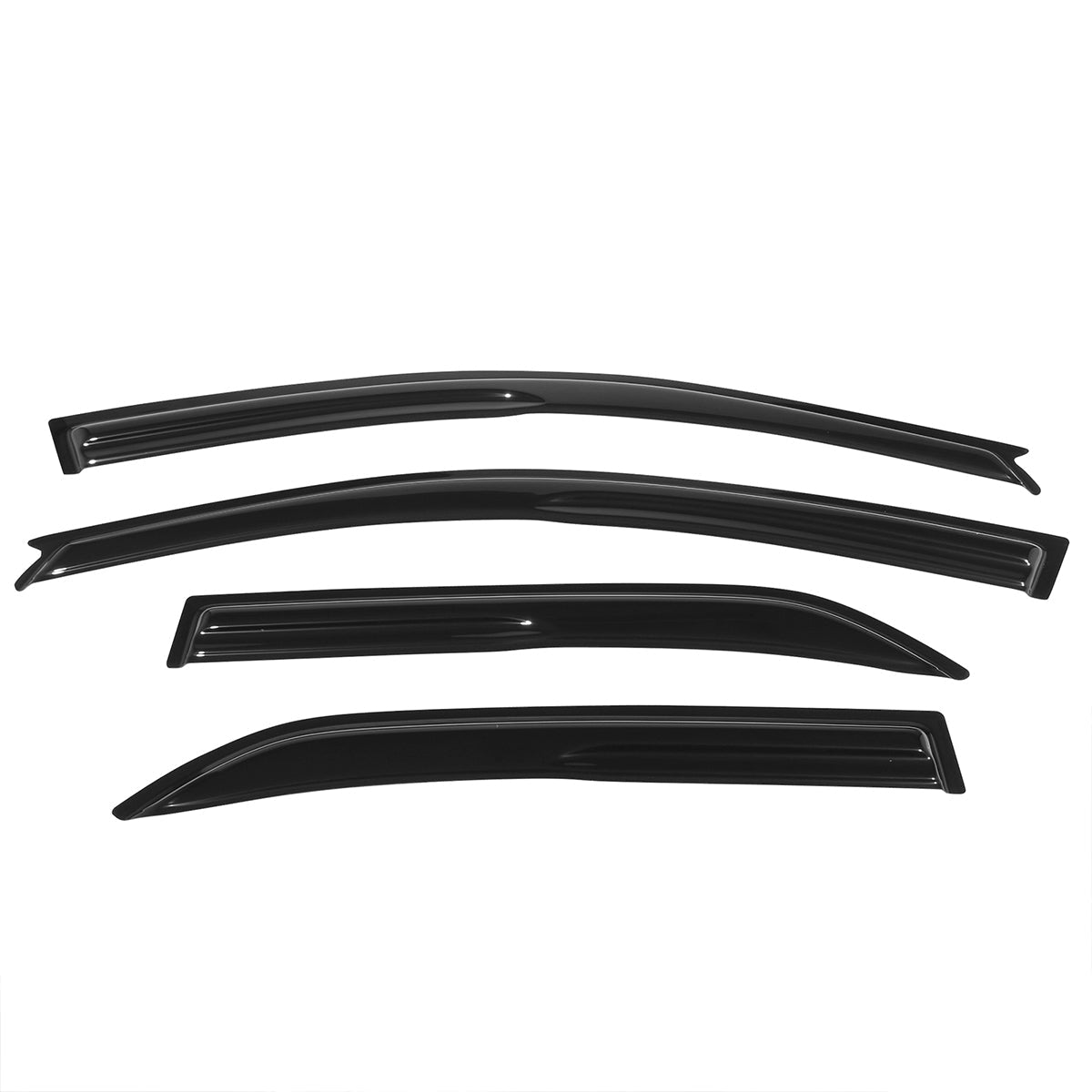 2002-2007 Mitsubishi Lancer EVO Sedan Acrylic 4PC Window Visors Guard