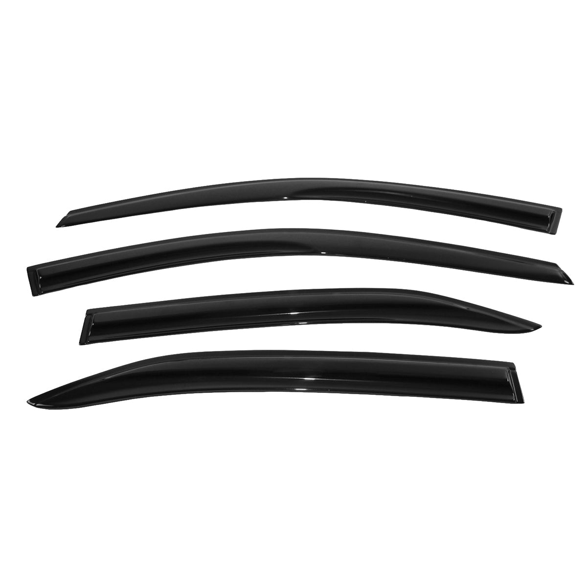 2007-2011 Toyota Camry Acrylic 4PC Window Visors Tape On Rain Guard