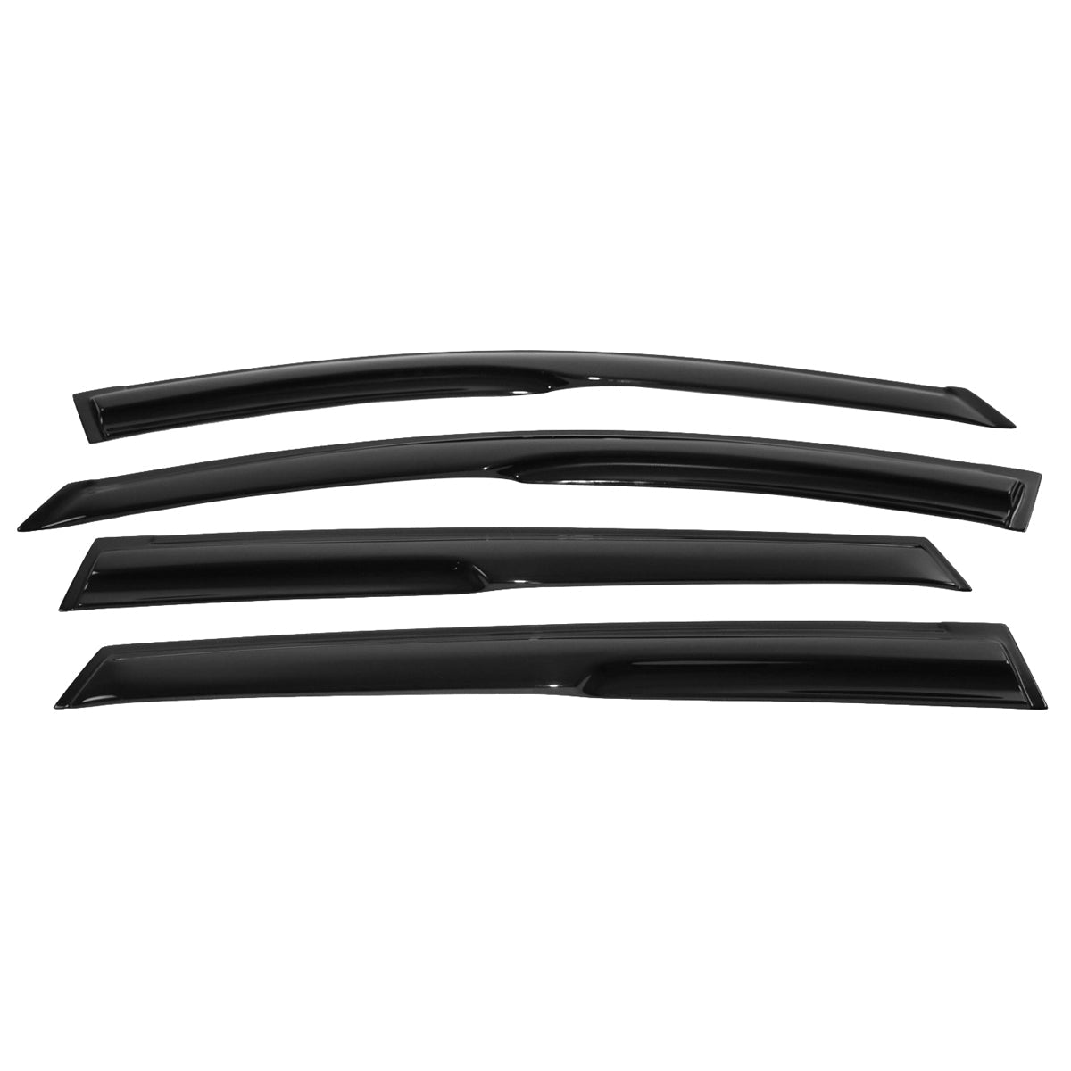 2013-2018 Toyota RAV4 Acrylic 4PC Window Visors Tape On Rain Guard