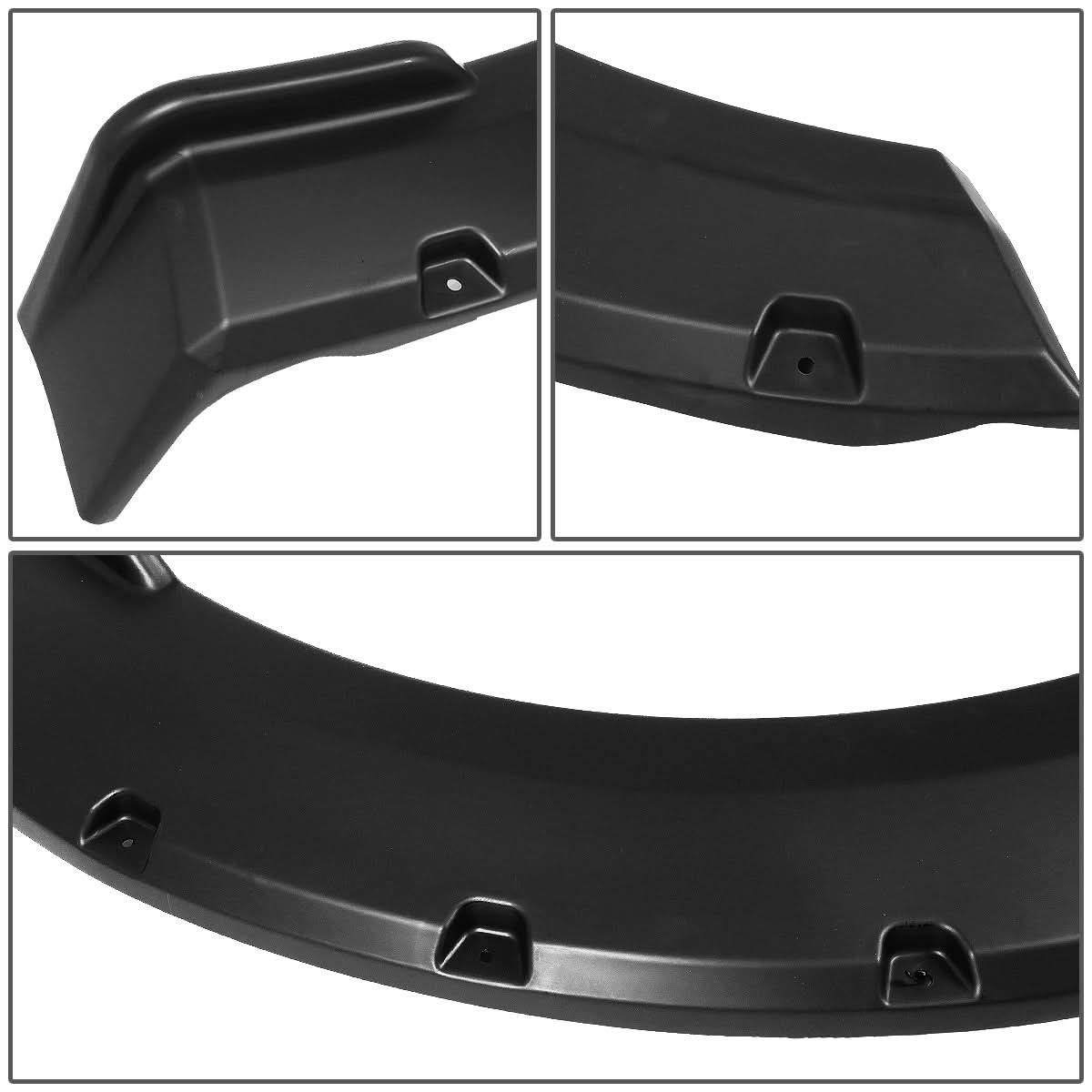 15-18 Ford F-150 Pocket-Riveted Style Wheel Flares - Textured Black
