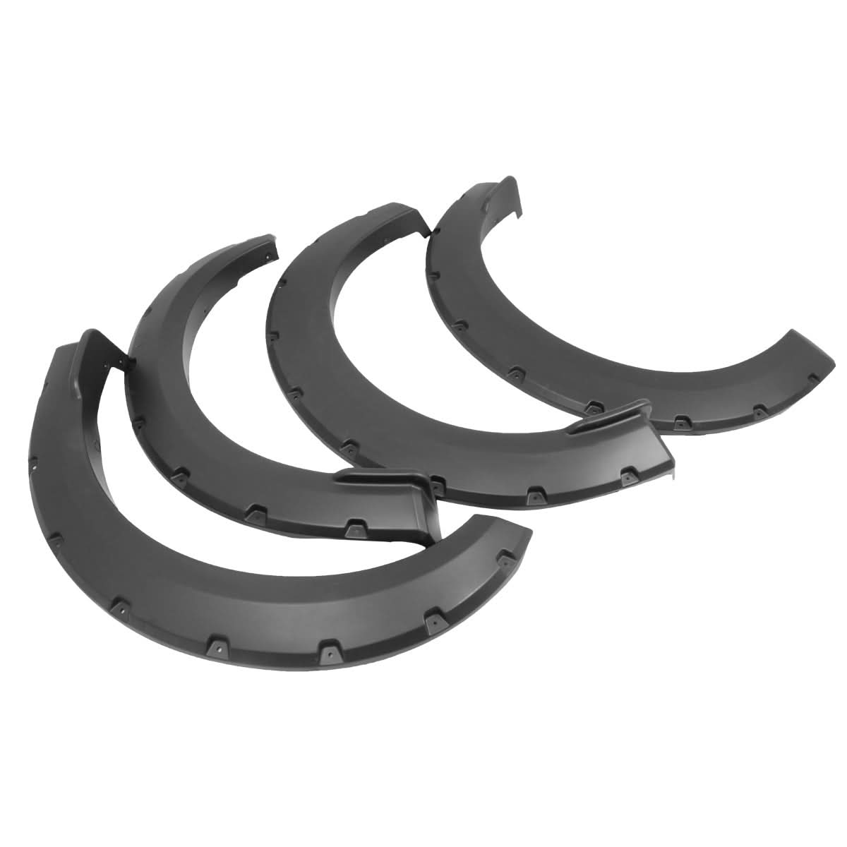 15-18 Ford F-150 Pocket-Riveted Style Wheel Flares - Textured Black