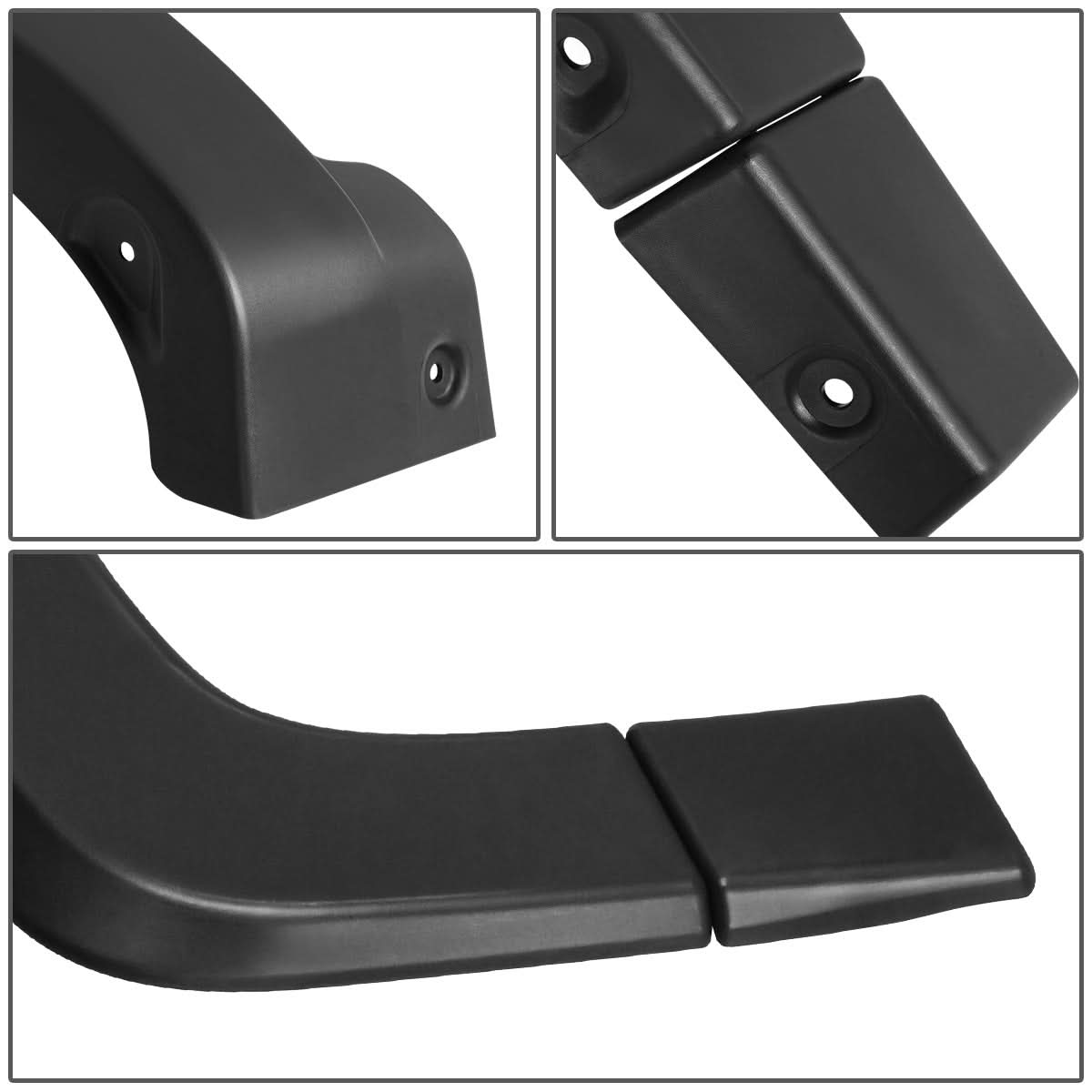 2014-2019 Chevrolet Silverado Wheel Flares 4pc Matte Black