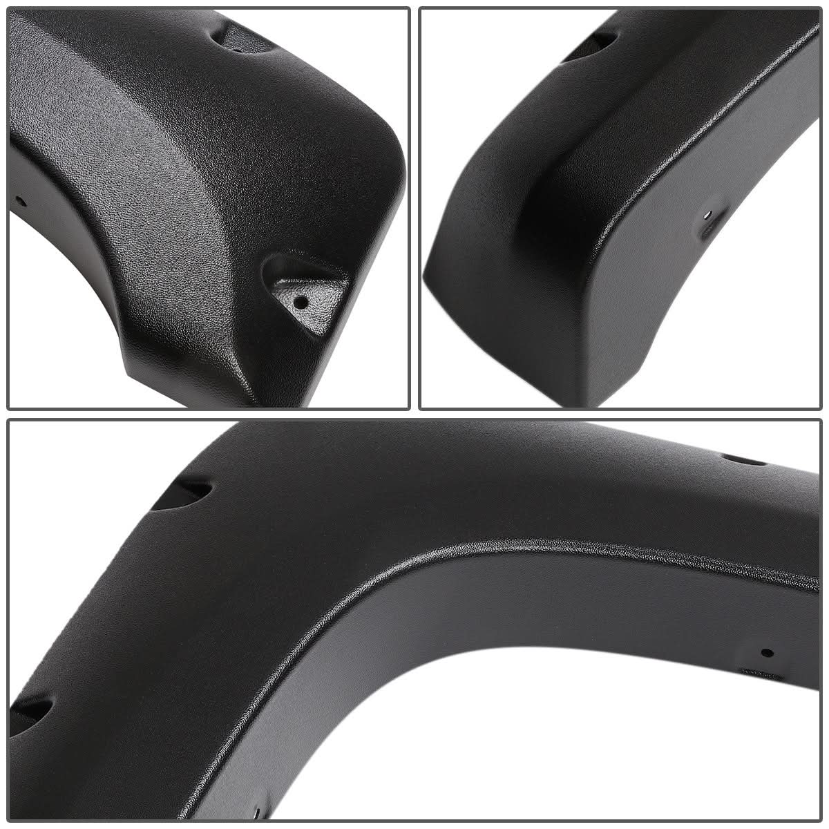 07-14 Chevrolet Silverado Pocket-Riveted Style Wheel Flares - Textured