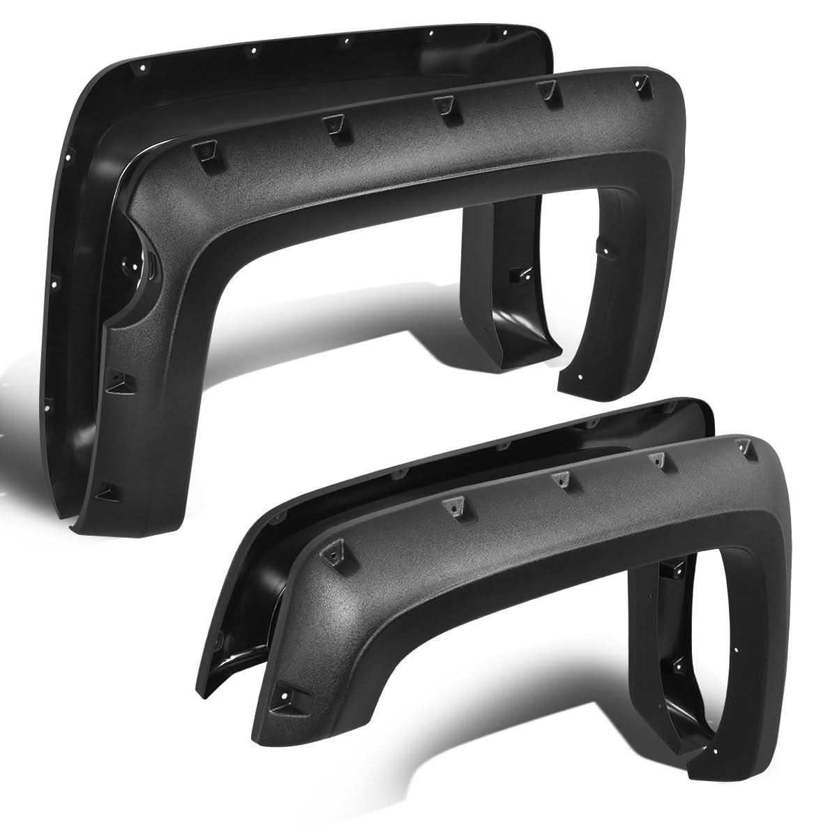 2014-2018 Chevrolet Silverado 1500 Pocket-Riveted Wheel Flares Textured
