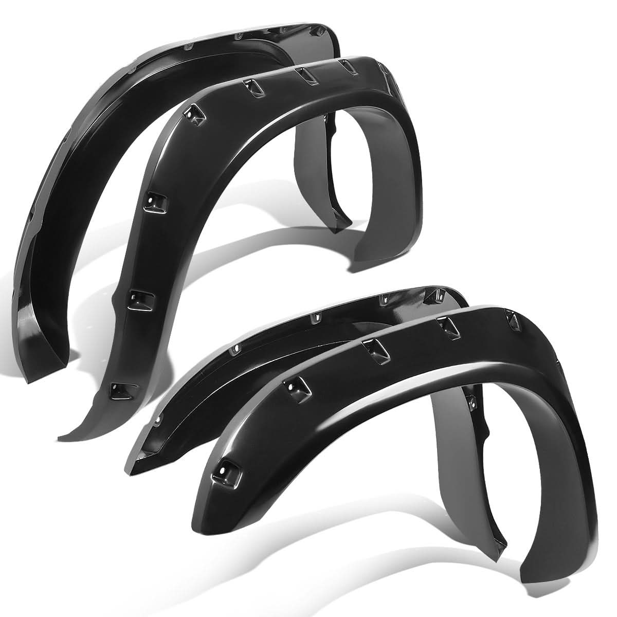 02-08 Dodge Ram 1500 / 03-09 Ram 2500 3500 Pocket-Riveted Wheel Flares
