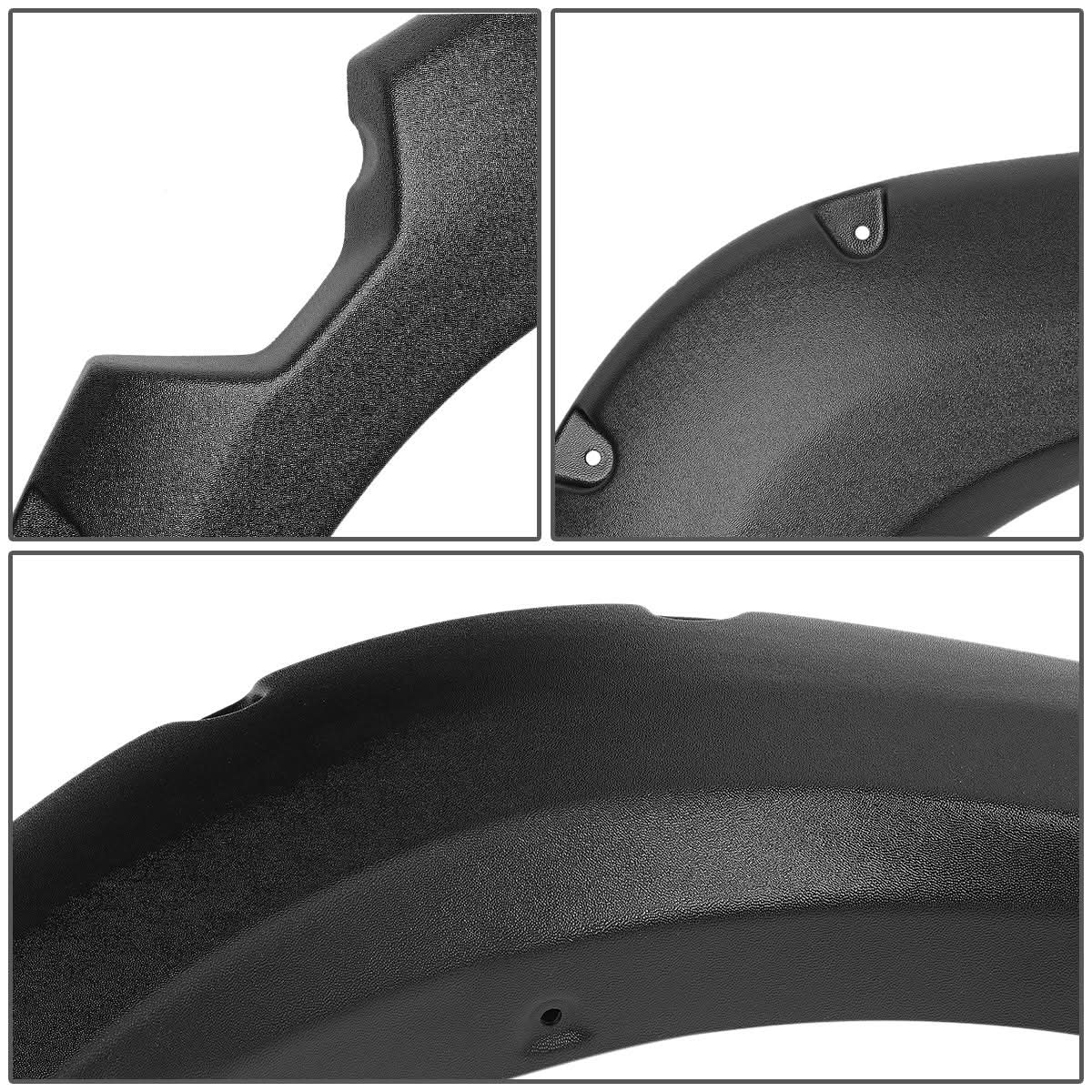 04-14 Nissan Titan Pocket-Riveted Style Wheel Flares - Textured Matte Black