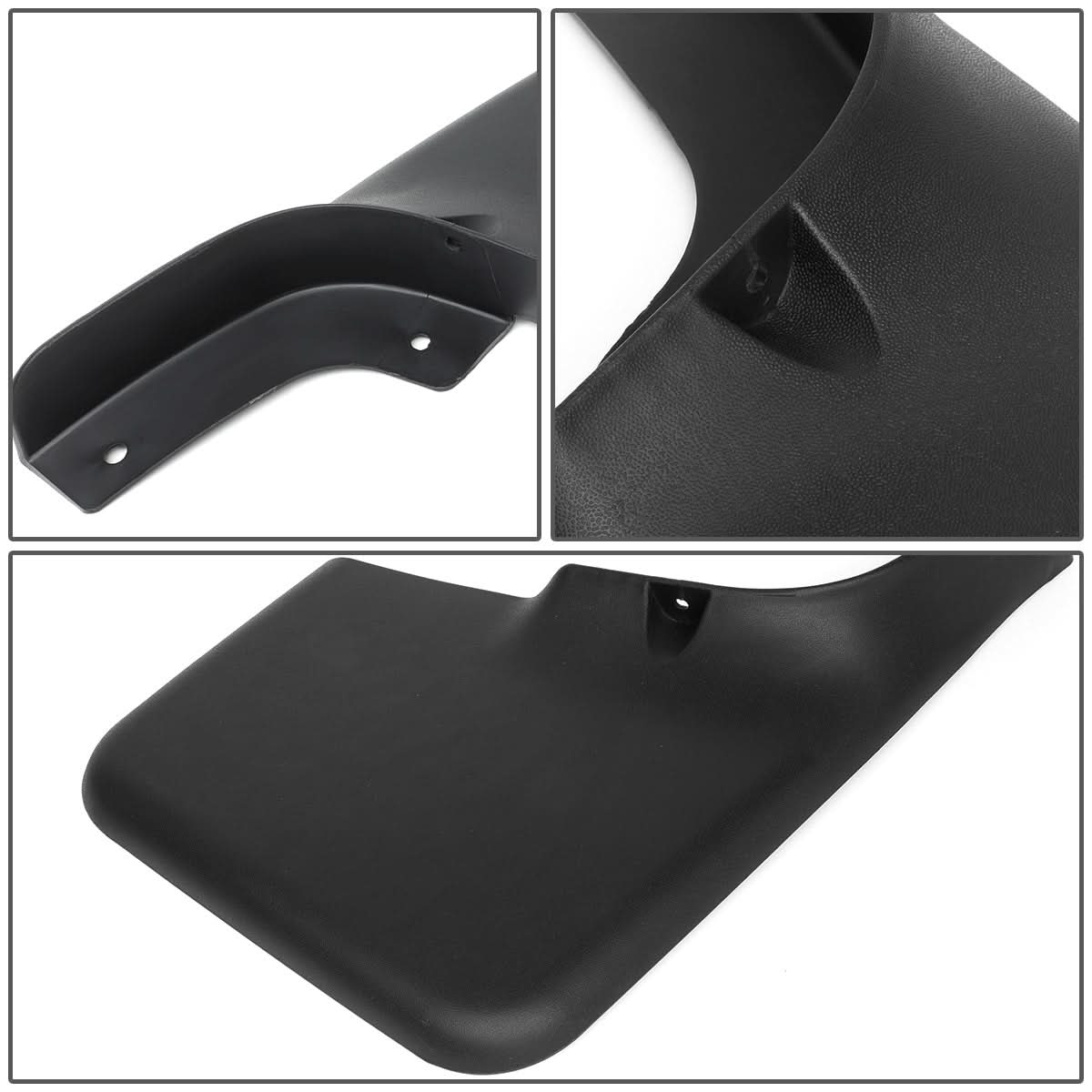 04-14 Ford F-150 Mud Guard Flaps 4pc Set Matte Black