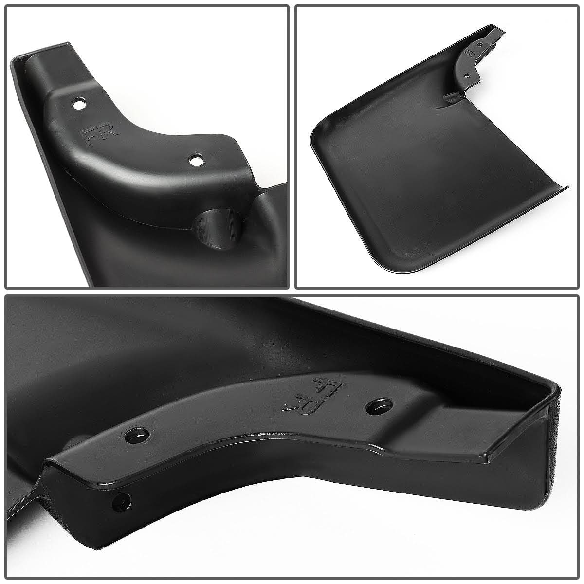 2004-2014 Ford F-150 Mud Guard Flaps 4PC Set Matte Black