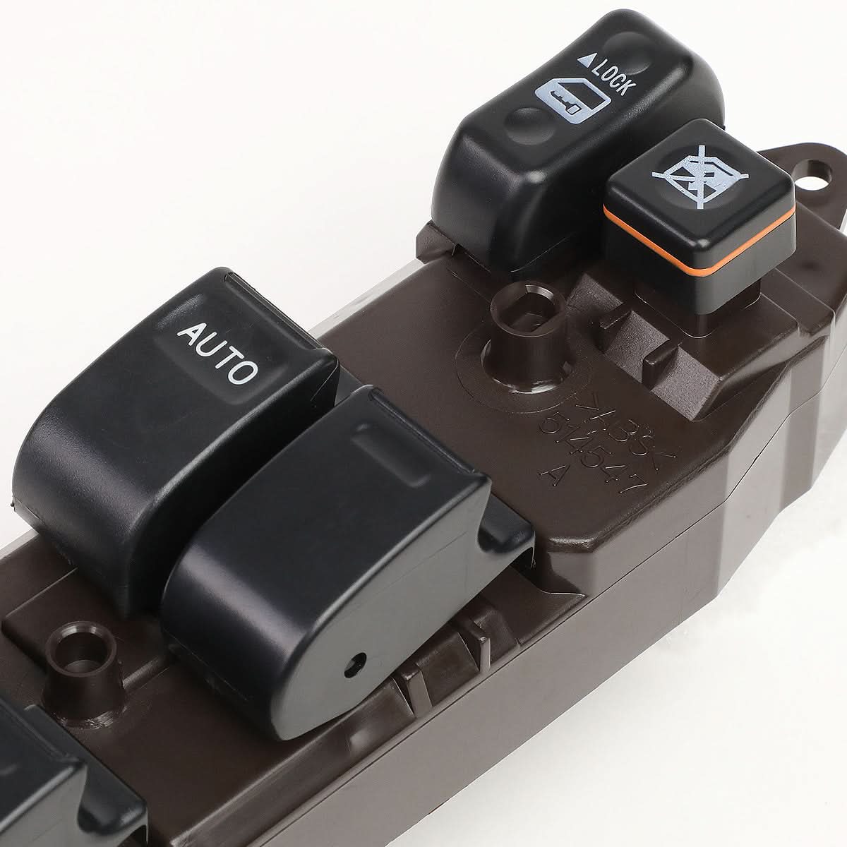 Power Window Switch - Driver Side - Black
