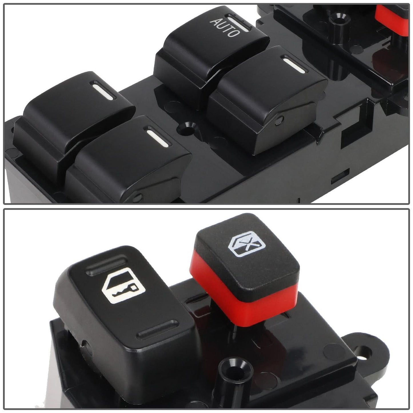 07-09 Honda CR-V Driver Side Power Window Switch - Black