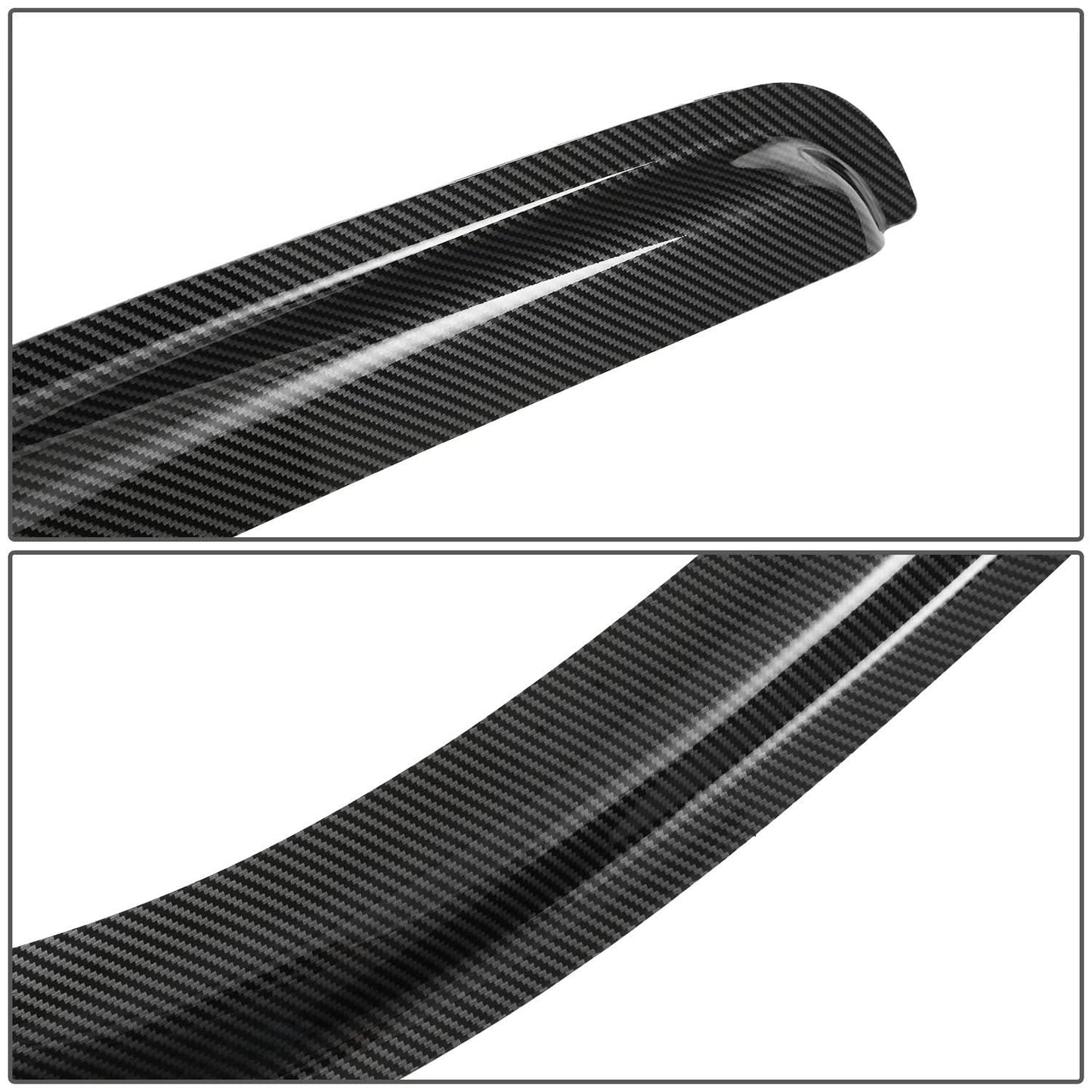 99-07 Chevrolet Silverado GMC Sierra Standard Cab Window Visors Carbon Fiber