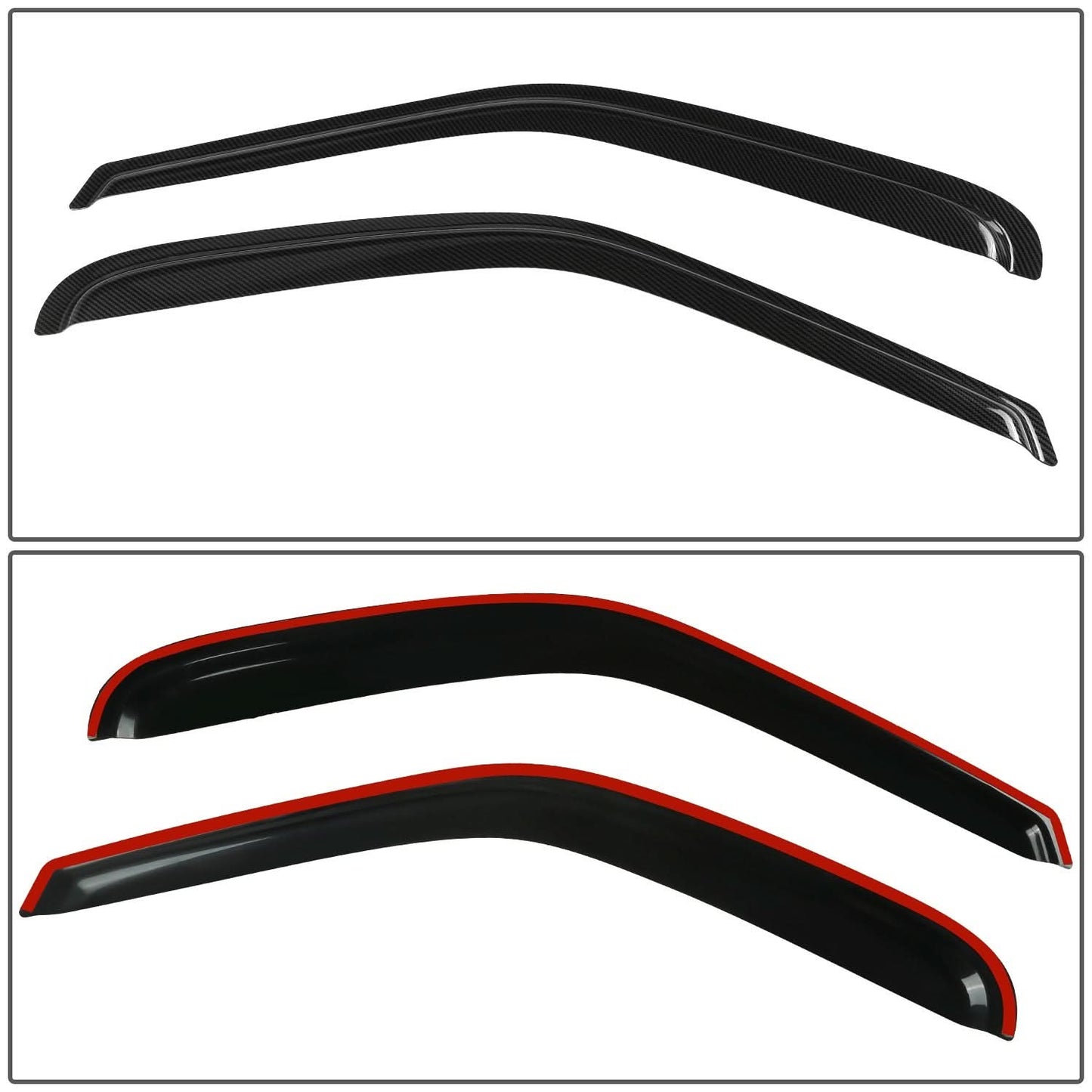 1997-2003 Ford F-150 Window Visors Standard Cab 2PCS Smoke