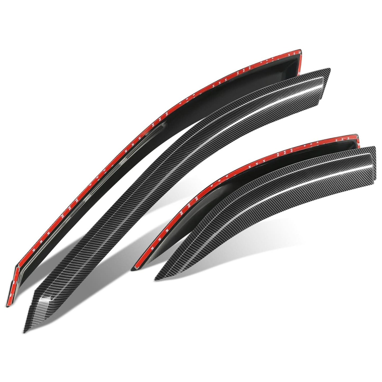 02-06 Toyota Camry Carbon Fiber Pattern Window Visors 4PC