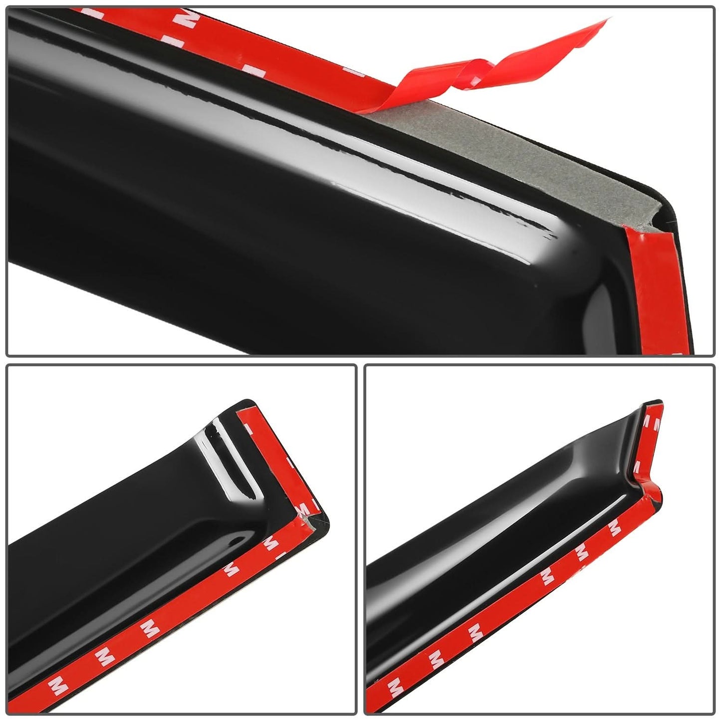 03-08 Toyota Matrix Carbon Fiber Pattern Window Visors 4pc Set