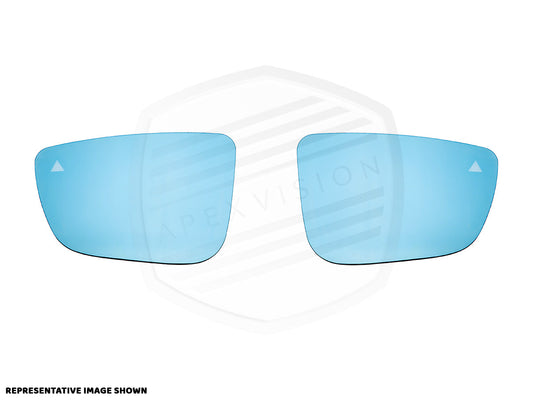 ApexVision Blue Tinted Side View Mirror Glass Set - E82/ E88 1-Series Pre-LCI