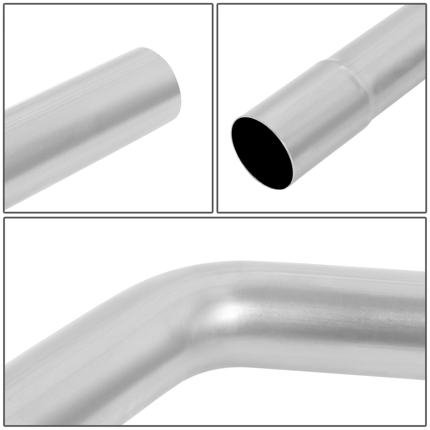 2" Mild Steel DIY Custom Exhaust Pipes - 8 Piece Kit