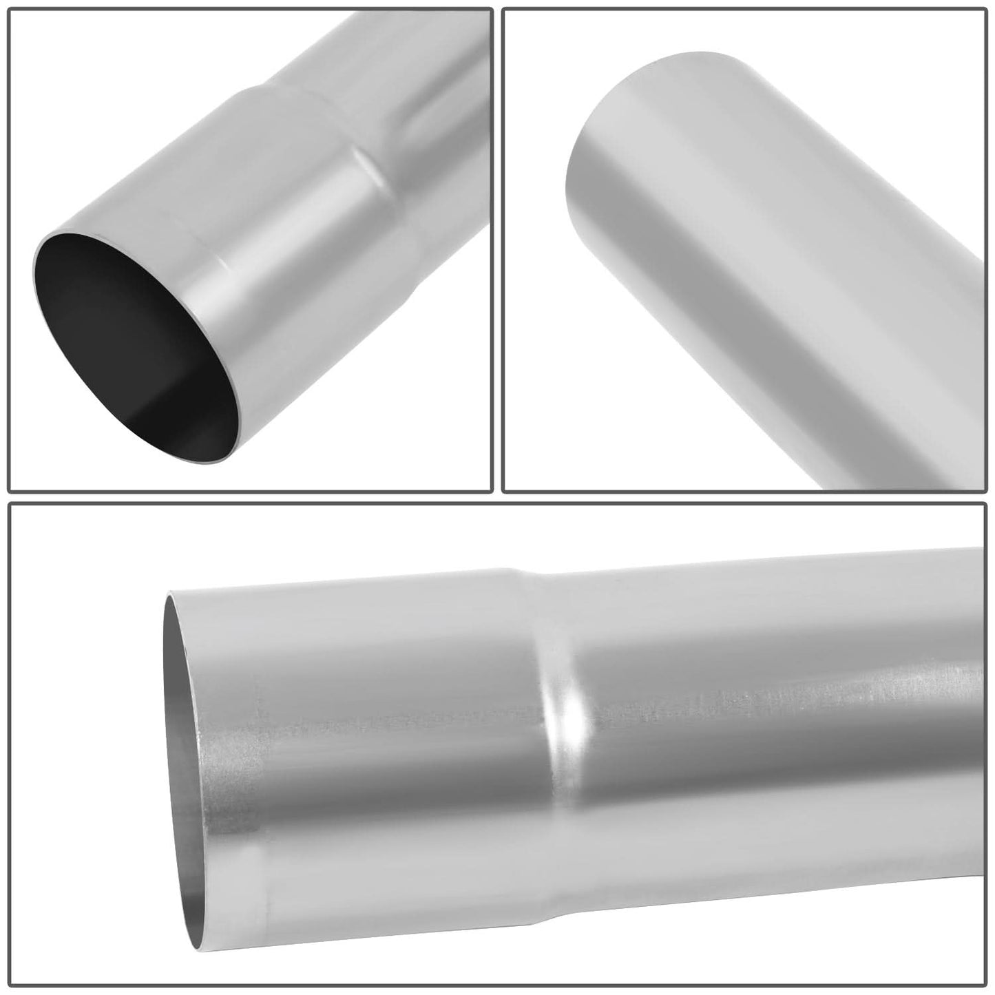 3.0" Mild Steel DIY Custom Exhaust Pipes - 8 Piece Kit