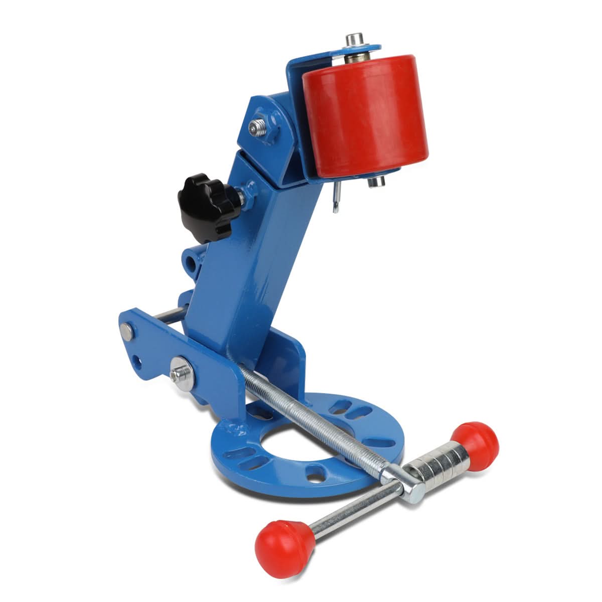 Adjustable Fender Roller with Lug Nut Spacer Rings - Blue