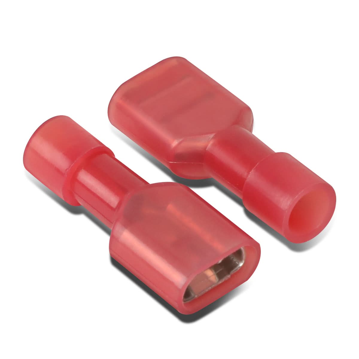 Female Spade Quick Disconnect Connectors 100PCS Crimp Style 1/4"