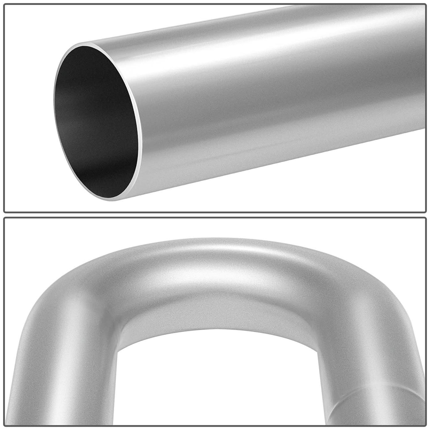 2" to 2.15" Flared Exhaust Pipe U-Bend Tubing 180 Degree Mild Steel