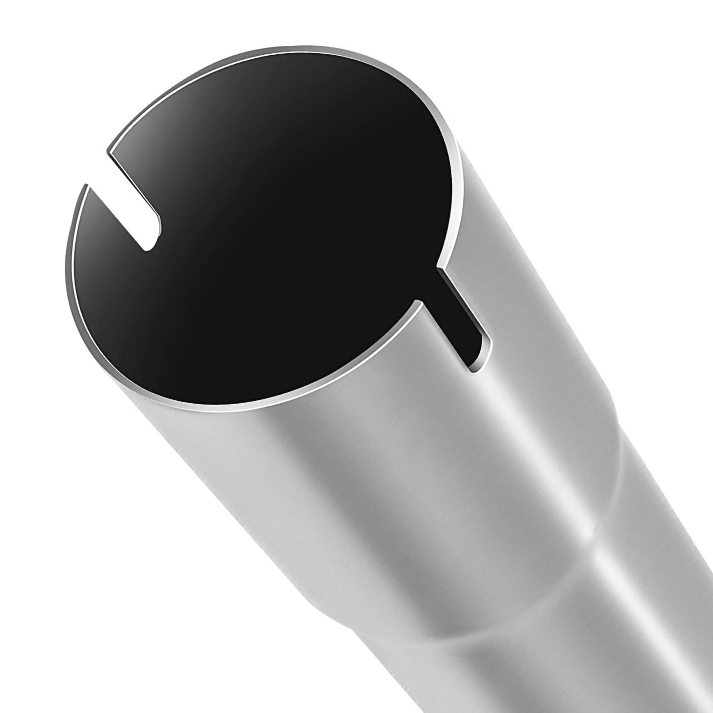 2" to 2.15" Flared 90 Degree L-Bend Exhaust Pipe Tubing Stainless Steel