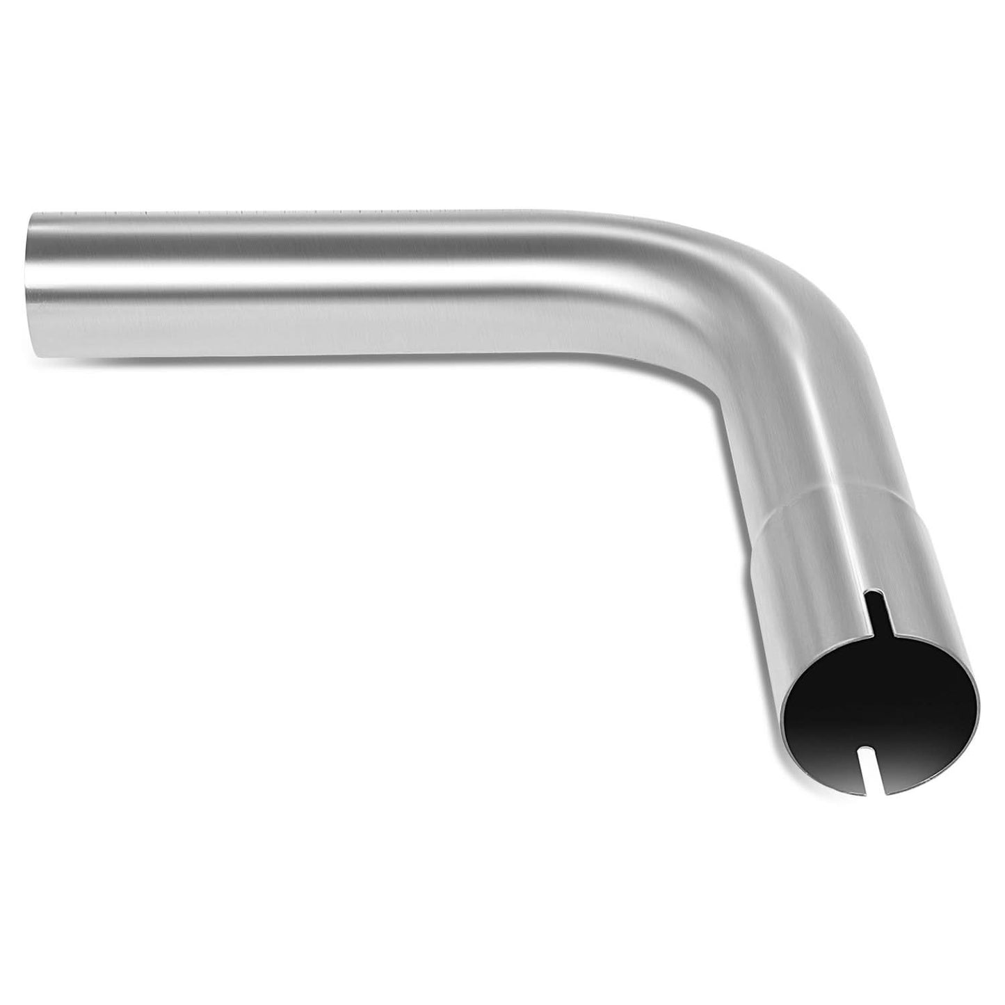 2" to 2.15" Flared 90 Degree L-Bend Exhaust Pipe Tubing Stainless Steel