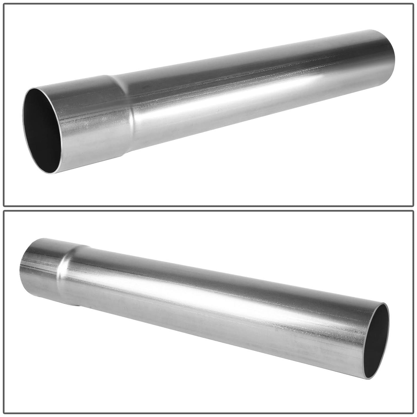 2.5" Stainless Steel Exhaust Pipe Tubing - Straight 18" Custom