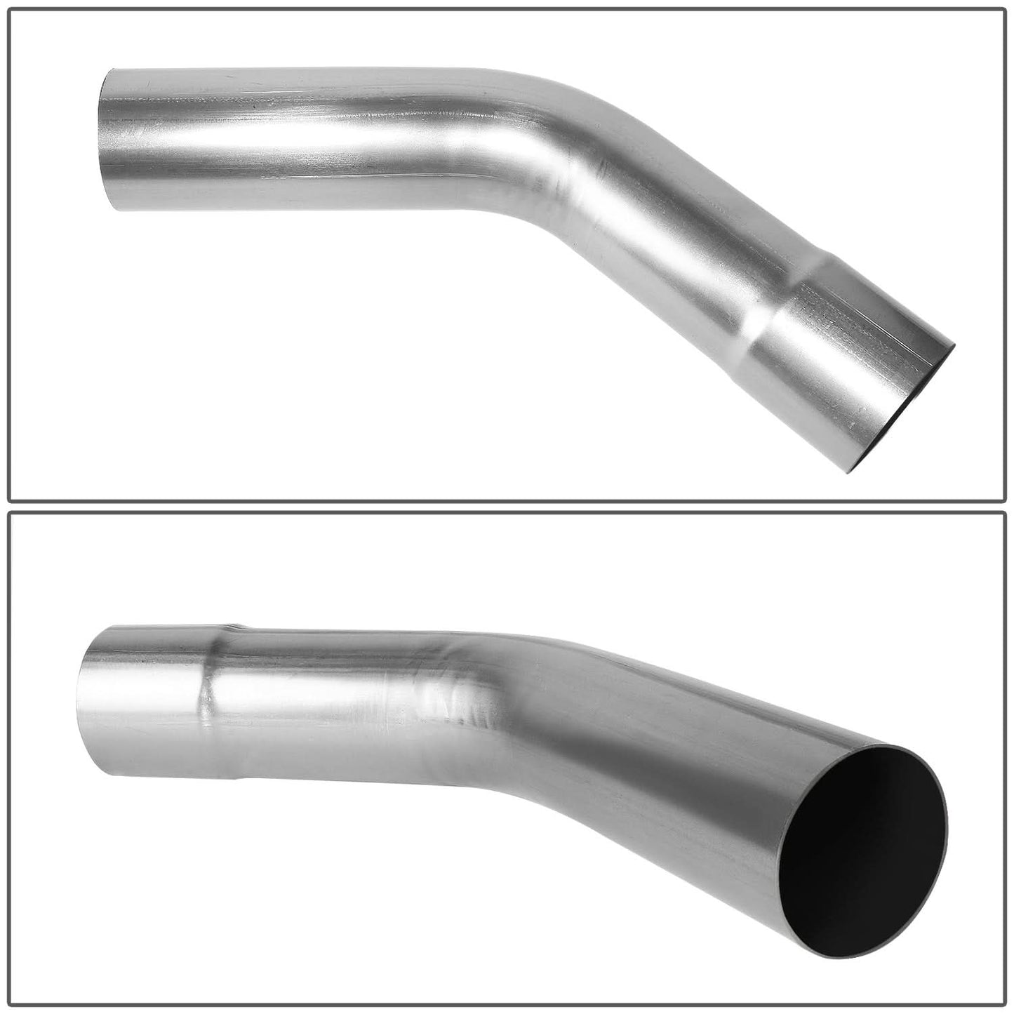 2.5" 45 Degree Exhaust Pipe Bend Tubing Stainless Steel