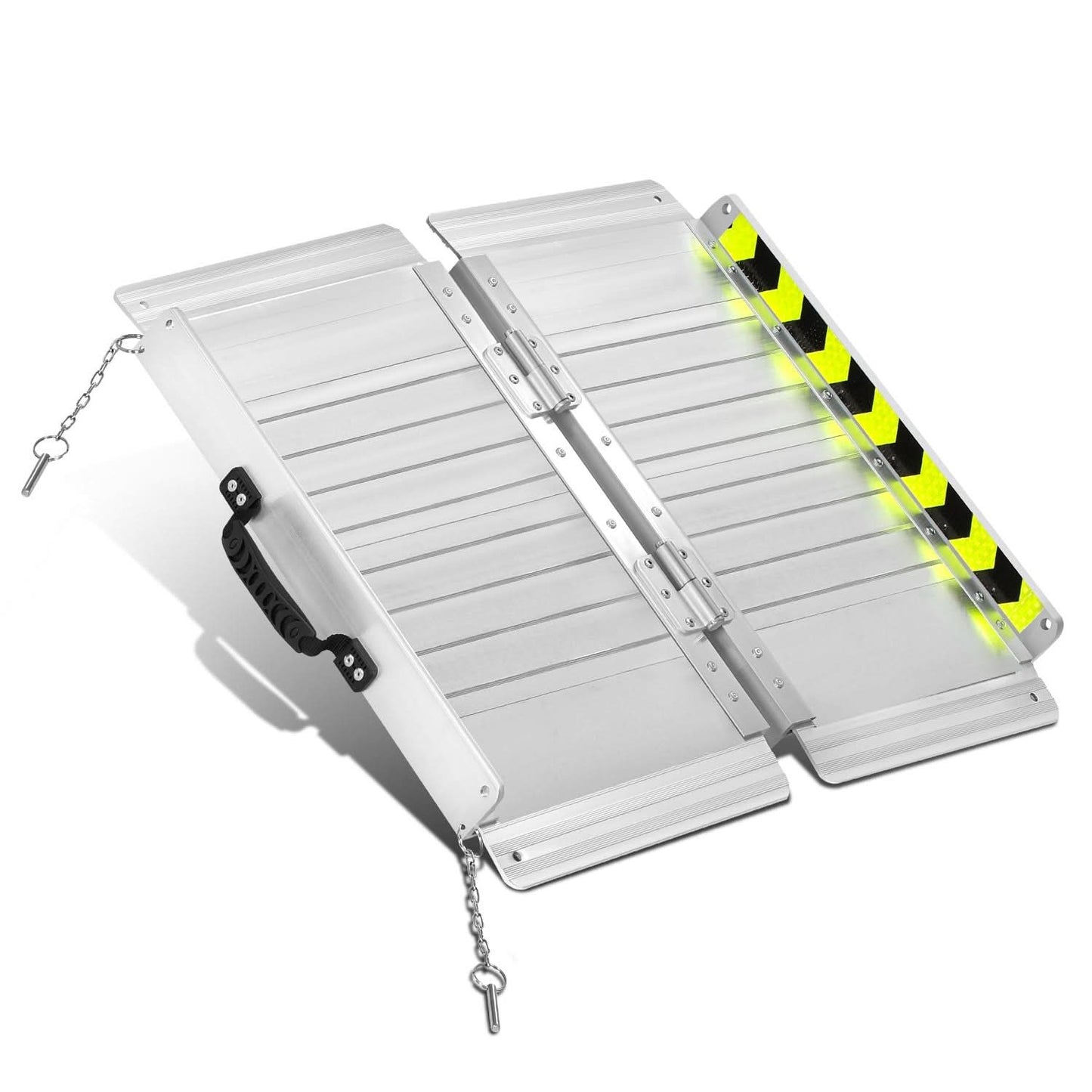 29" W x 2' L Aluminum Wheelchair Loading Ramp - Silver