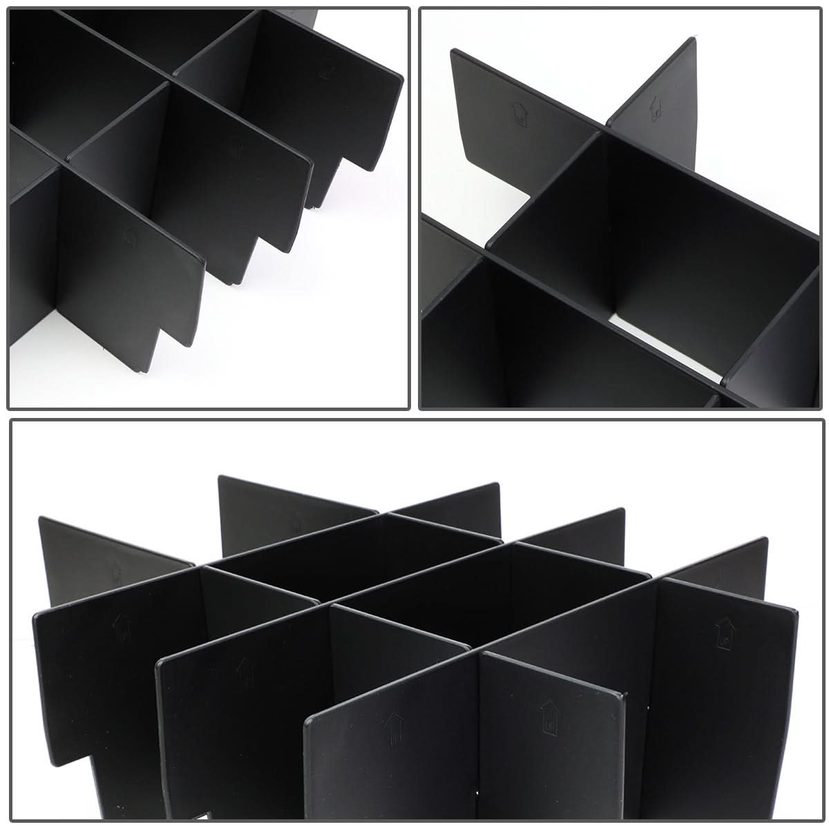 2015-2018 Ford F-150 Center Console Organizer Divider - Black