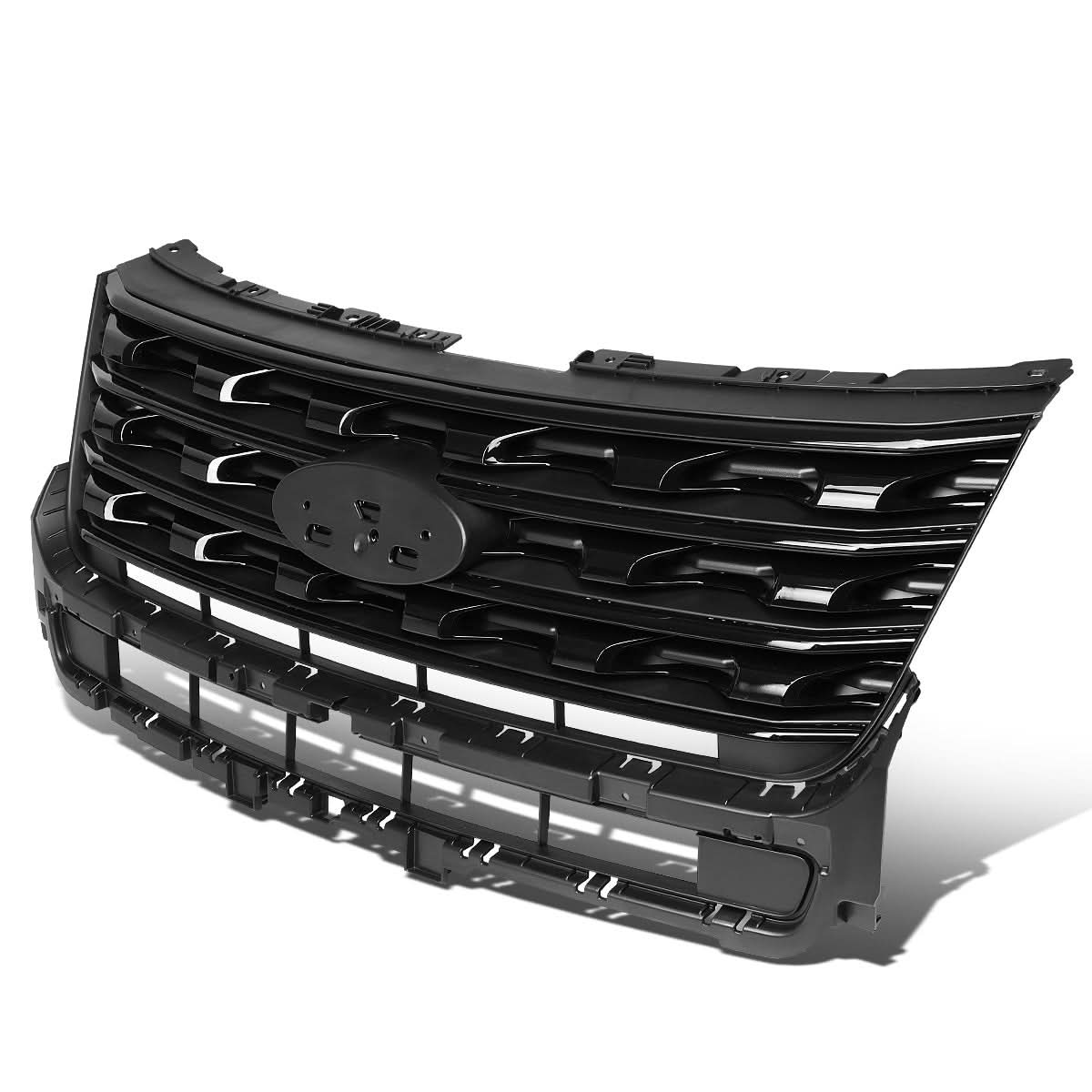 2016-2017 Ford Explorer OE Factory Style Glossy Black Grille