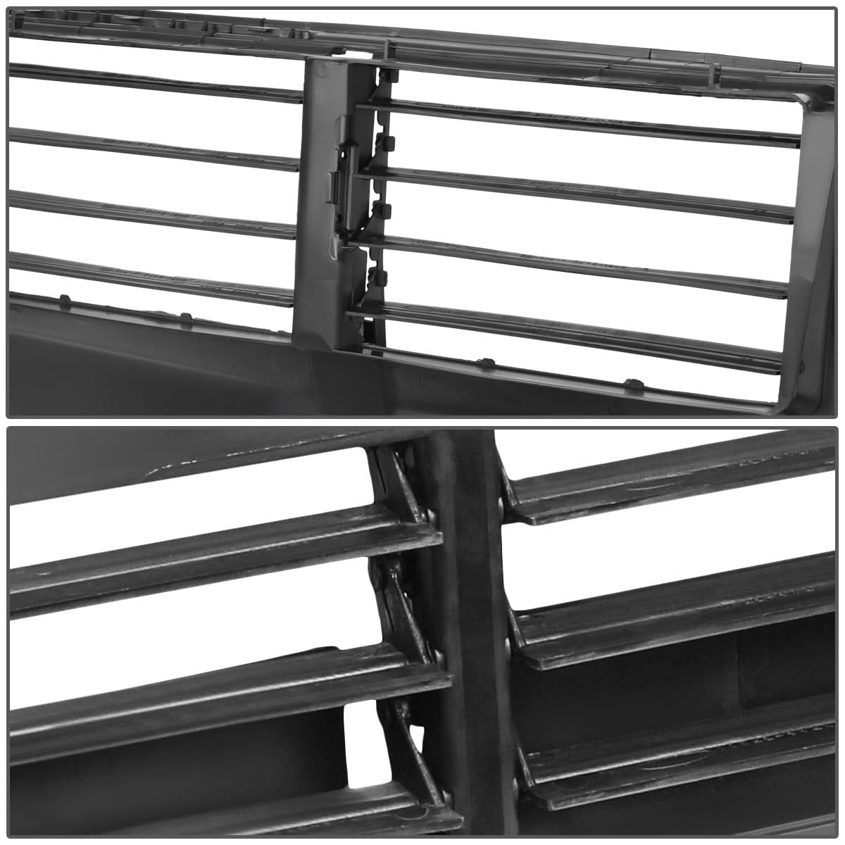 2012-2016 Ford Focus Radiator Shutter Assembly W/O Actuator Black