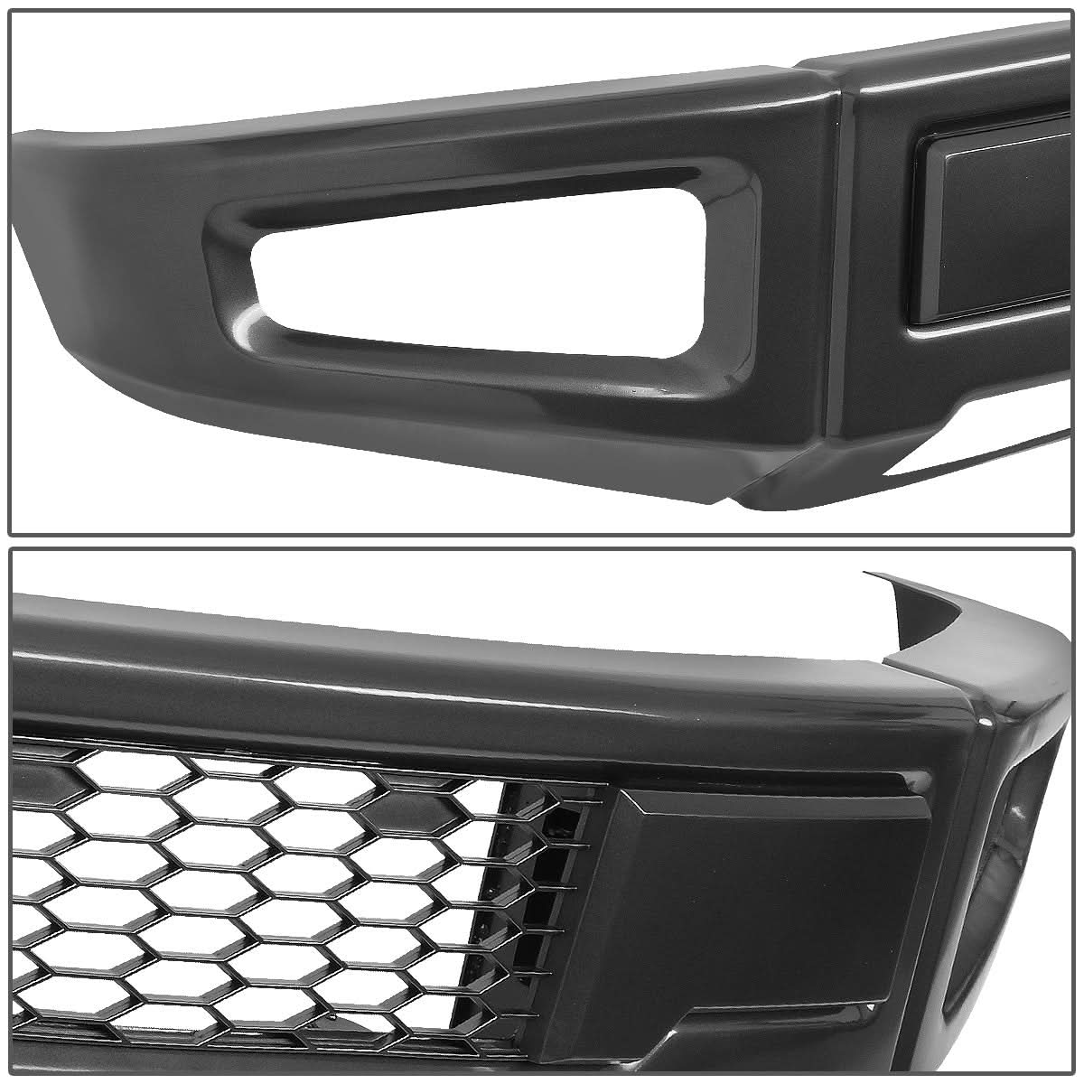 2015-2018 Ford F-150 Raptor Style Front Lower Bumper w/ Honeycomb Mesh