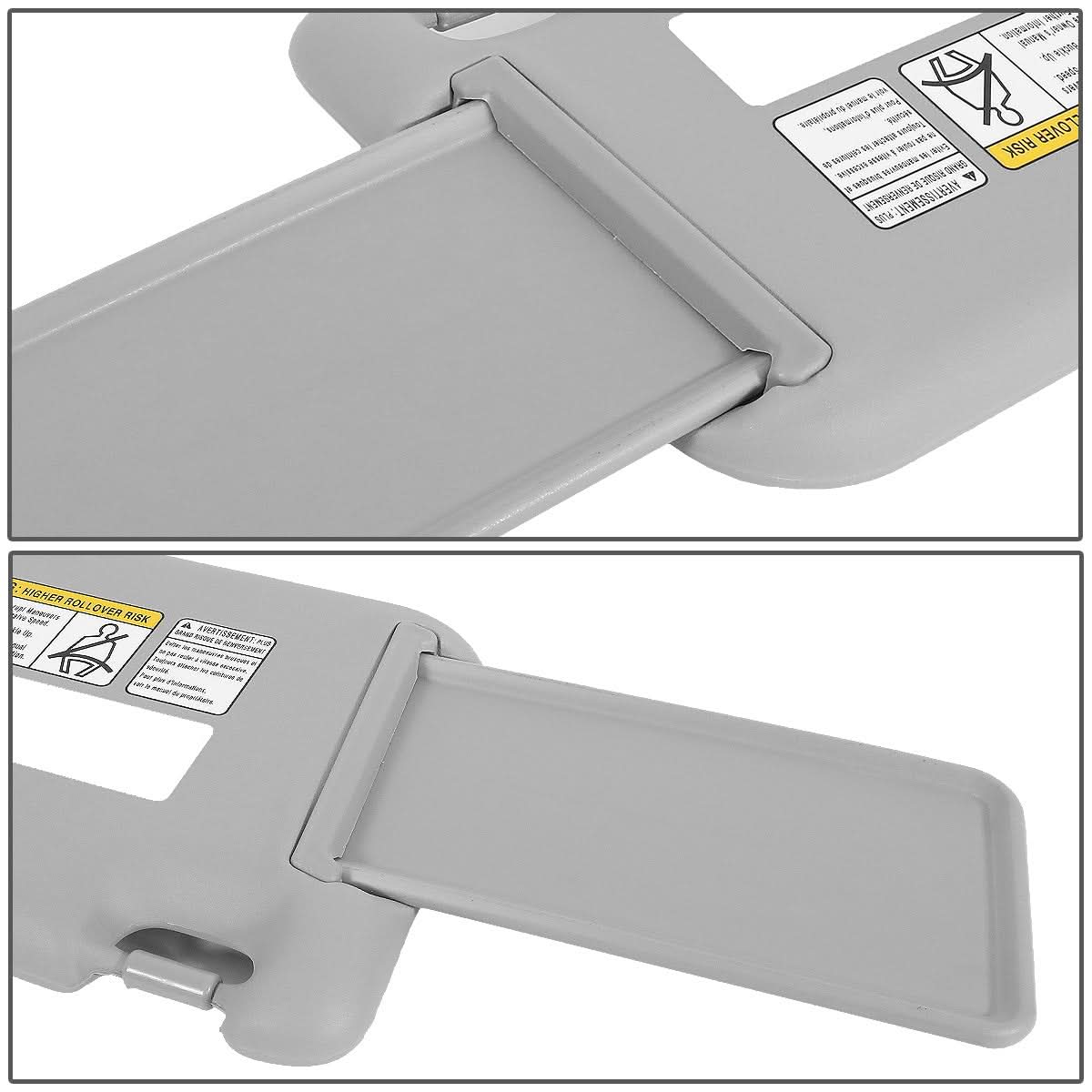 2006-2012 Toyota RAV4 Passenger Side Sun Visor - Gray