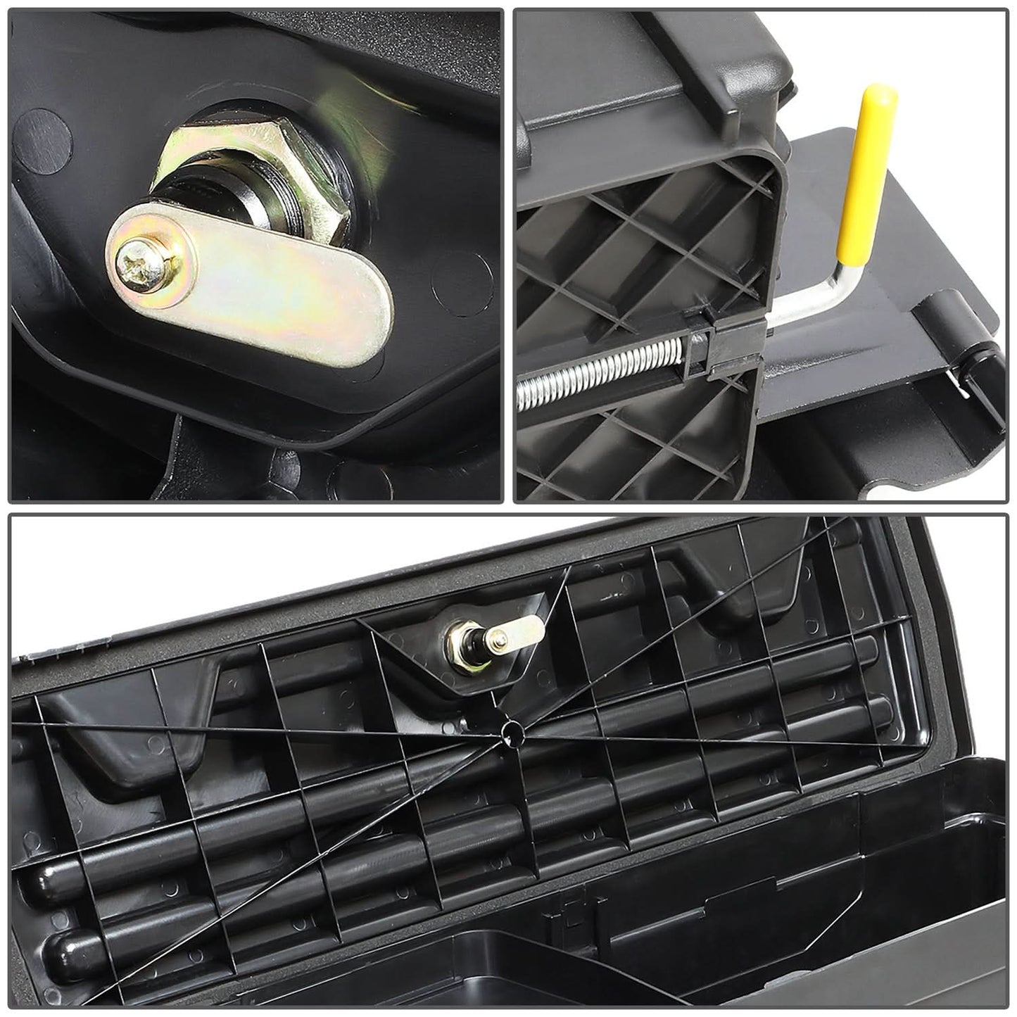 07-20 Toyota Tundra Wheel Well Lock Box Passenger Side Black